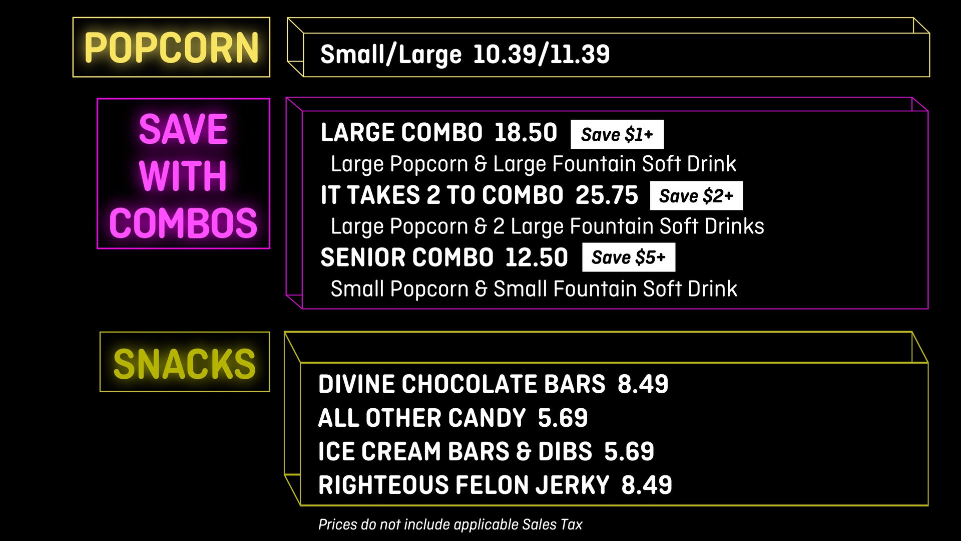 Concession Items
