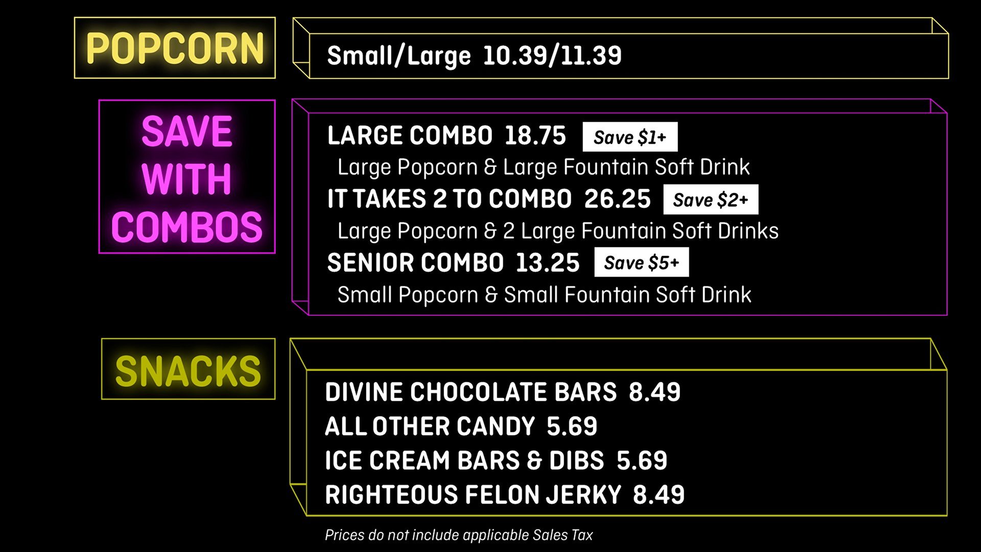 Concession Items