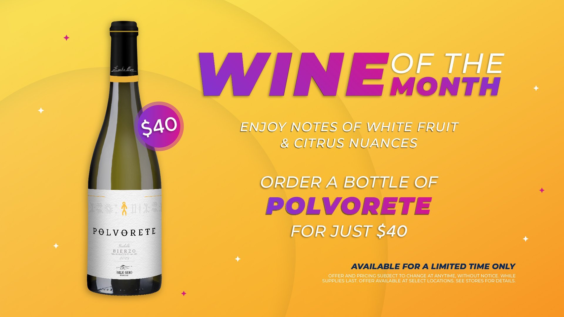 Wine of the Month at Cinepolis