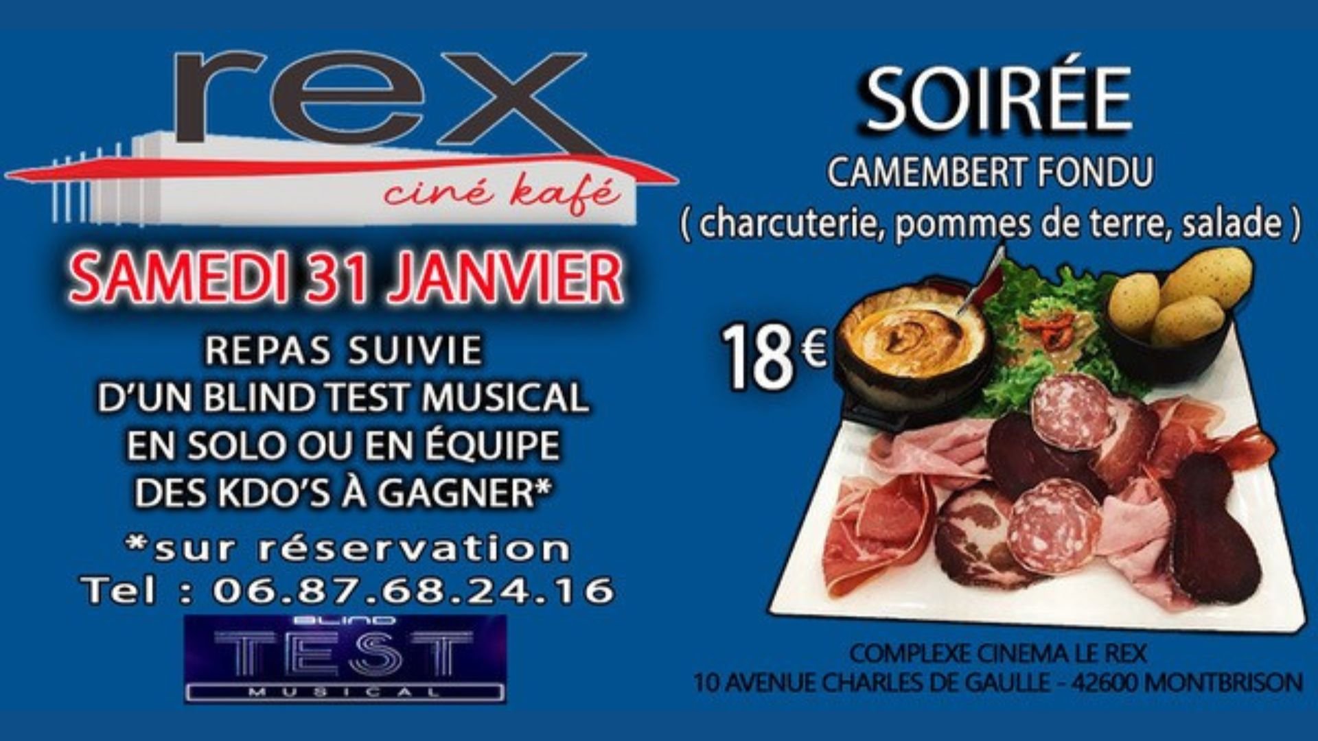 Soirée Couscous au Ciné Kafé le Samedi 29 novembre 