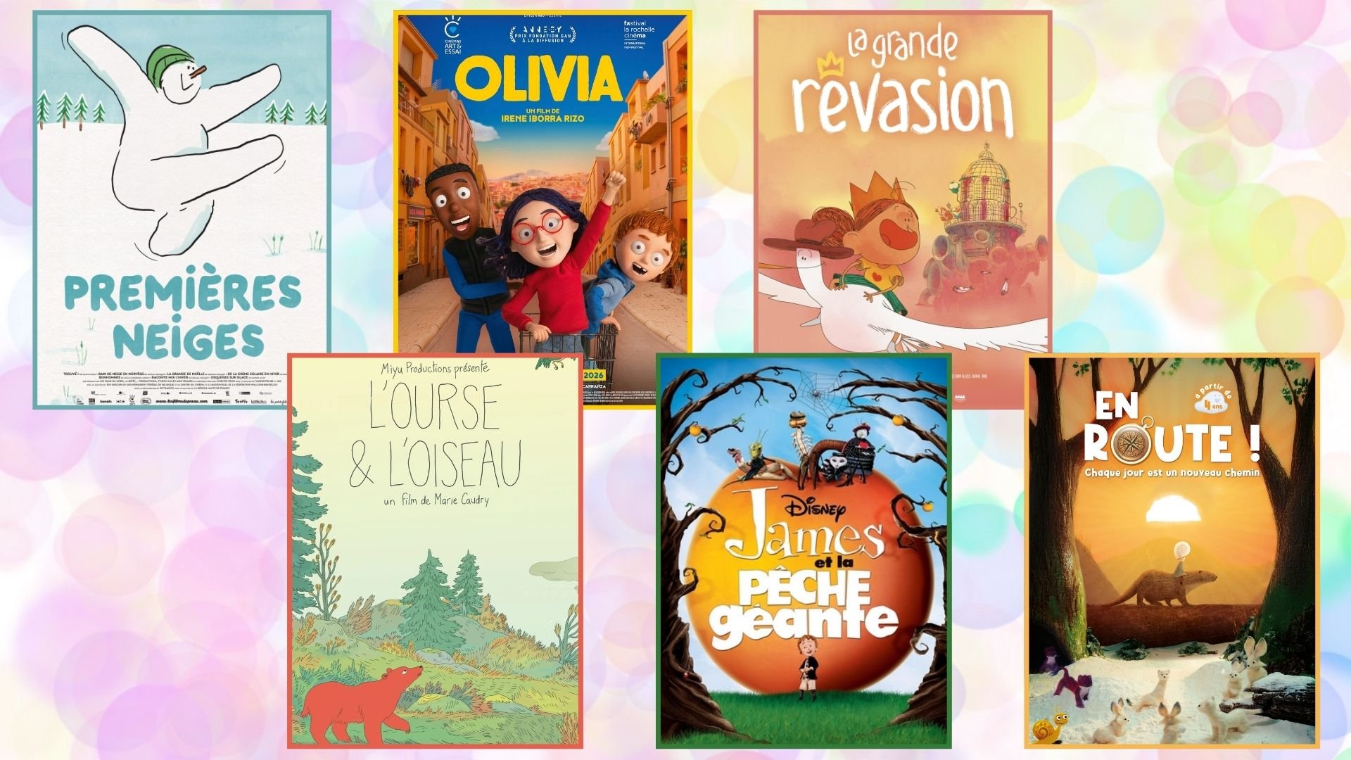 Visuel affiches films prochaine programmation MINI-TOILES