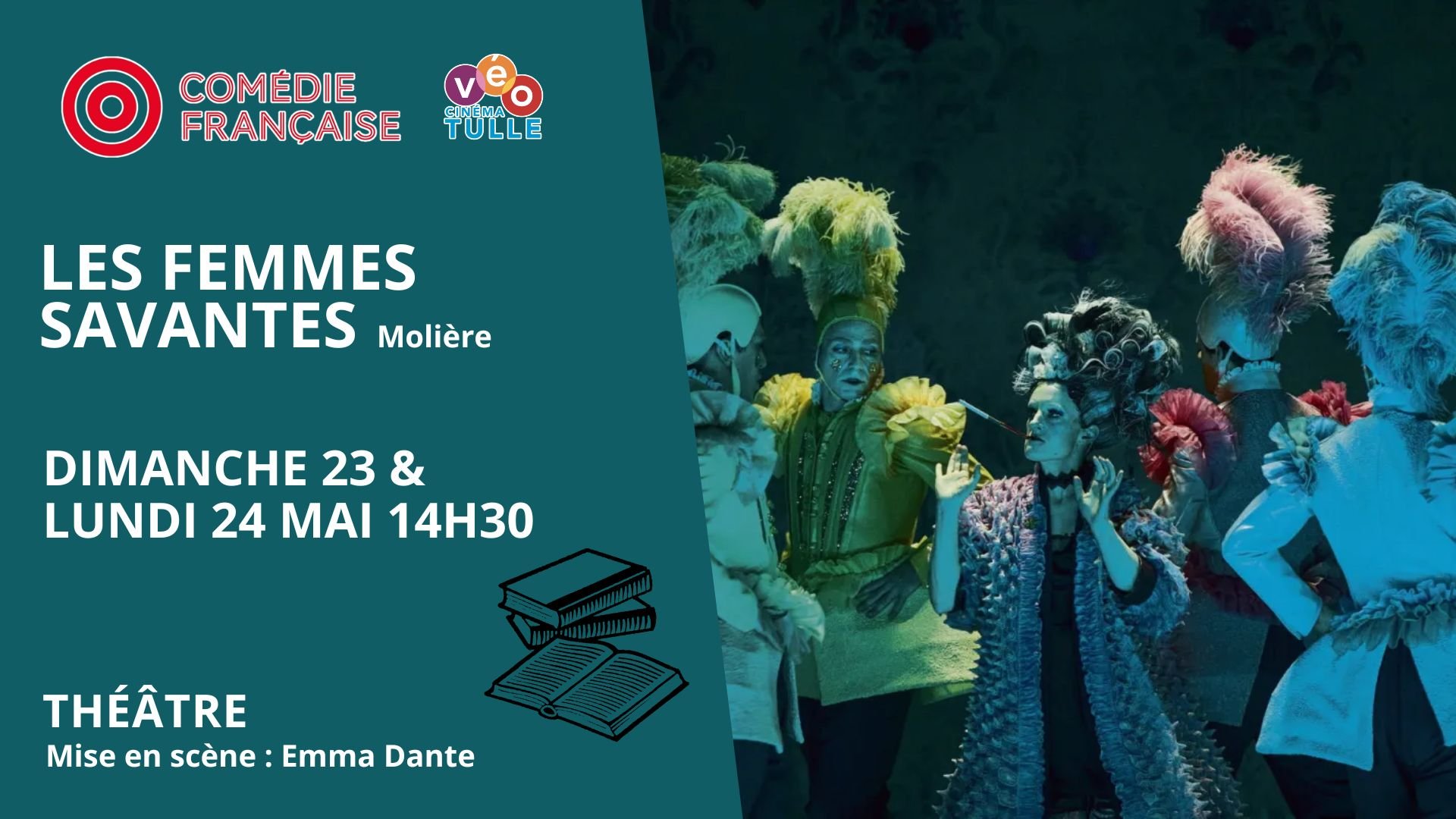 Visuel théâtre Les femmes savantes