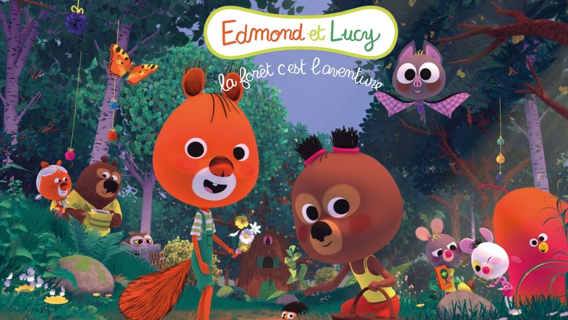 Visuel Edmond et Lucy la forêt c'est l'aventure