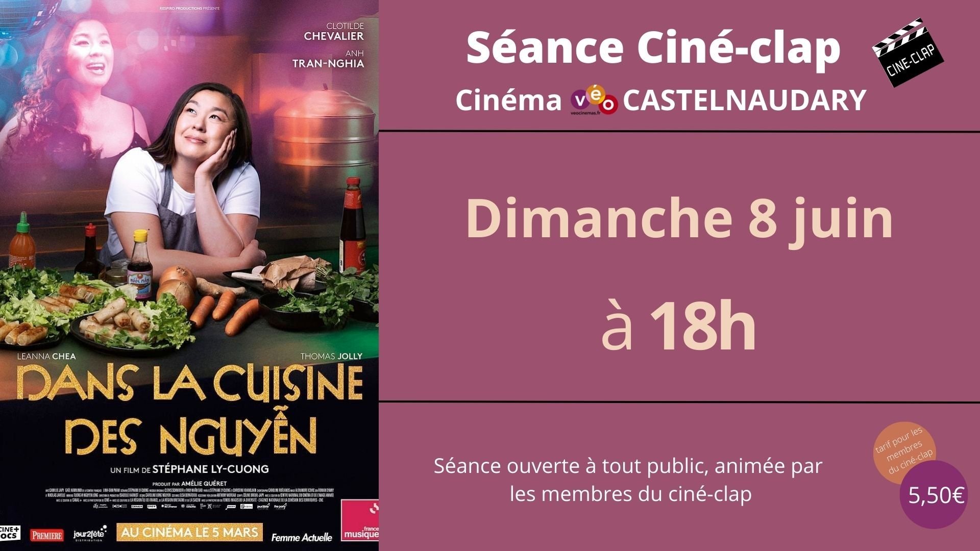 Ciné-clap : Dans la cuisine des N'Guyen