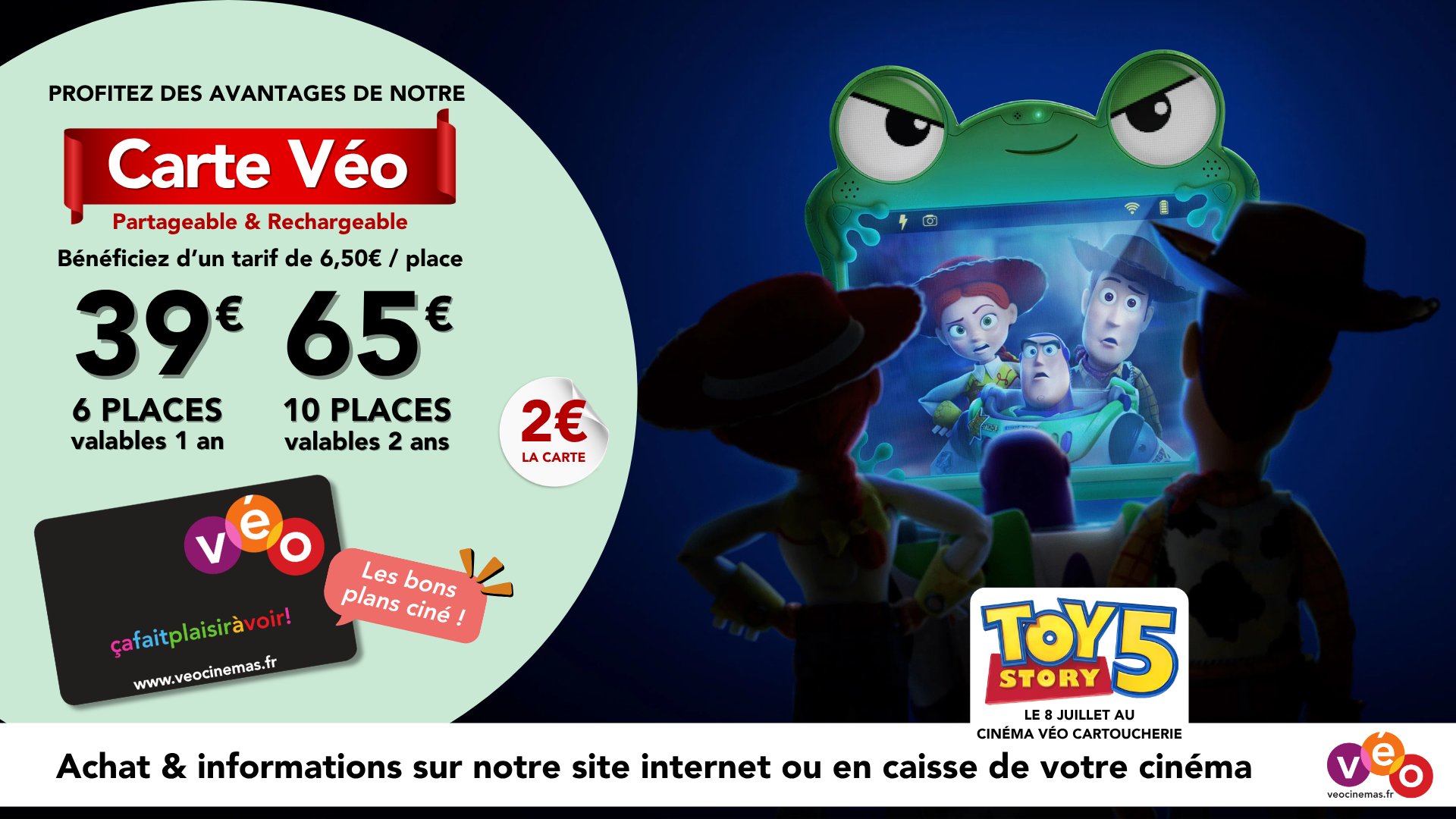 Carte abonnement Véo