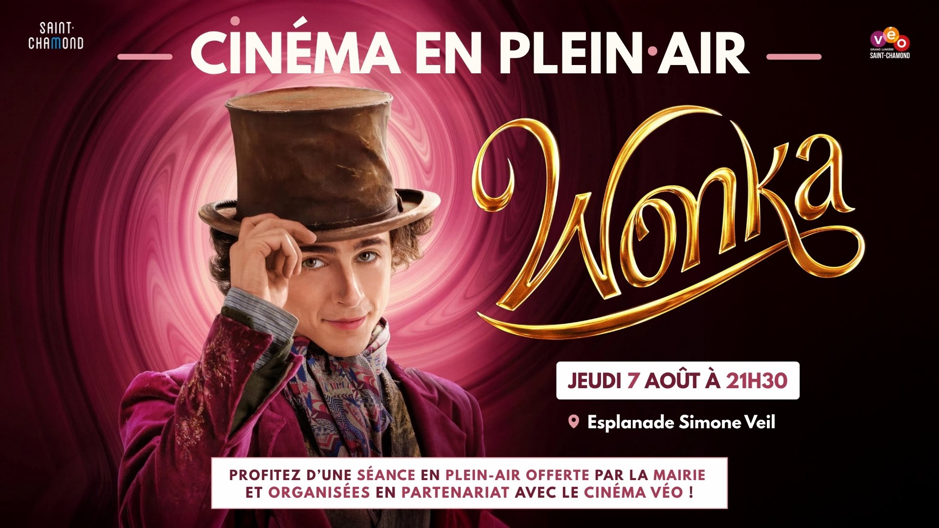 Cinéma en plein air • Wonka