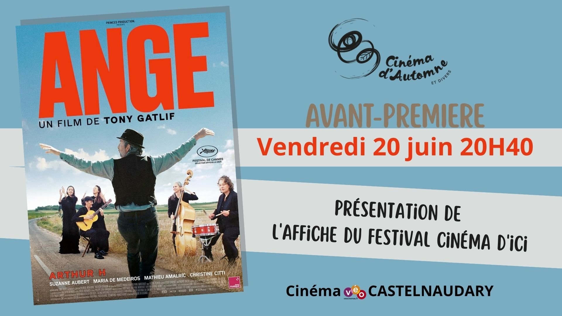 Avant-première : Ange / Cinéma d'ici