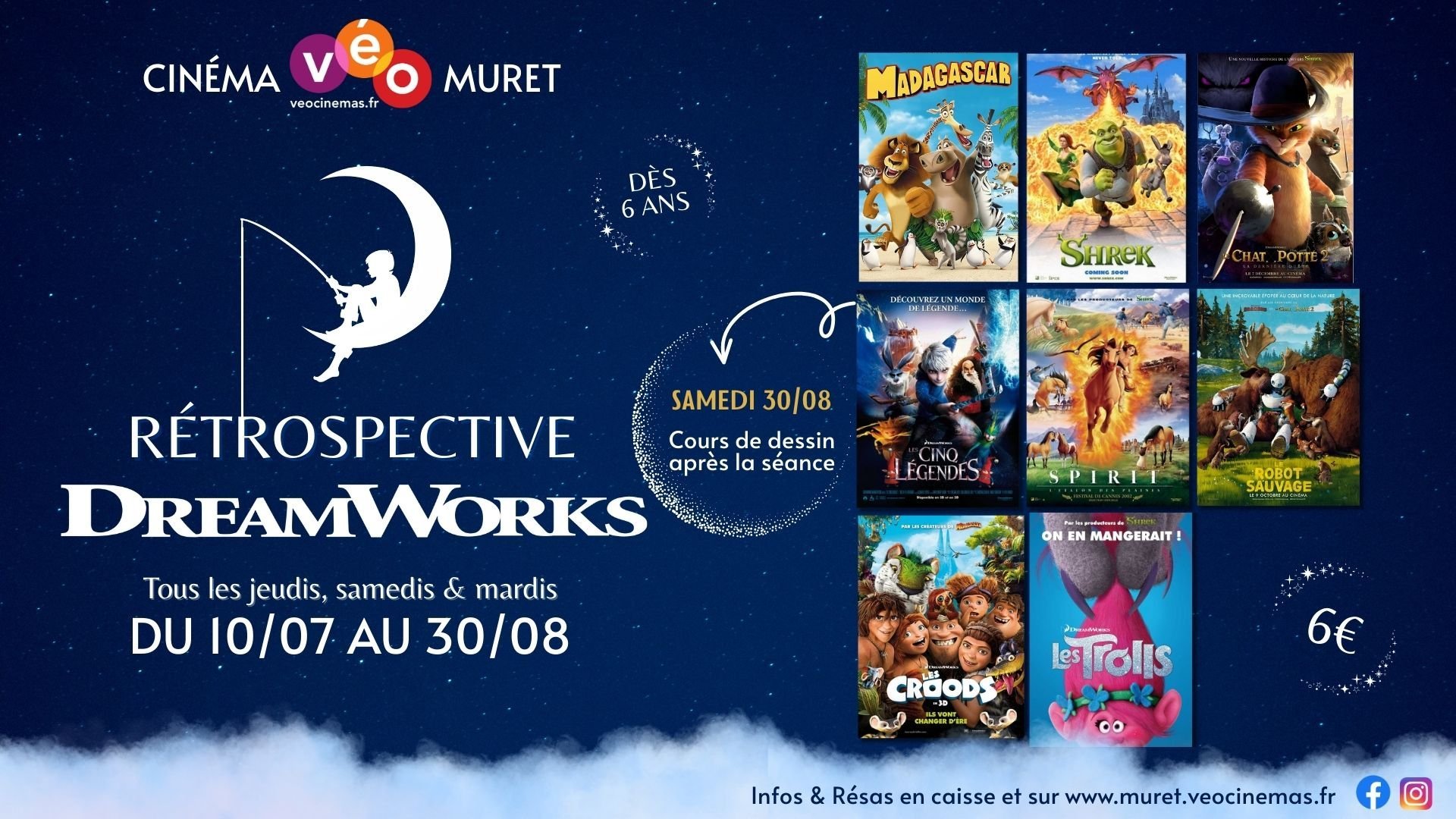 RÉTROSPECTIVE DREAMWORKS | Du 10/07 au 30/08
