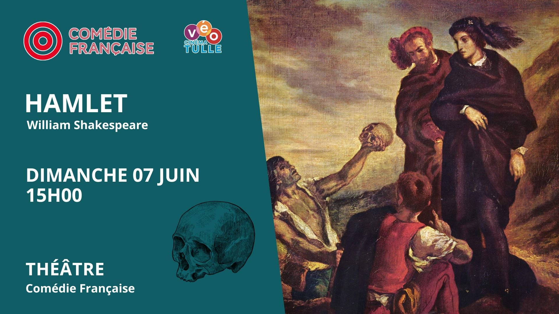 Visuel théâtre Hamlet