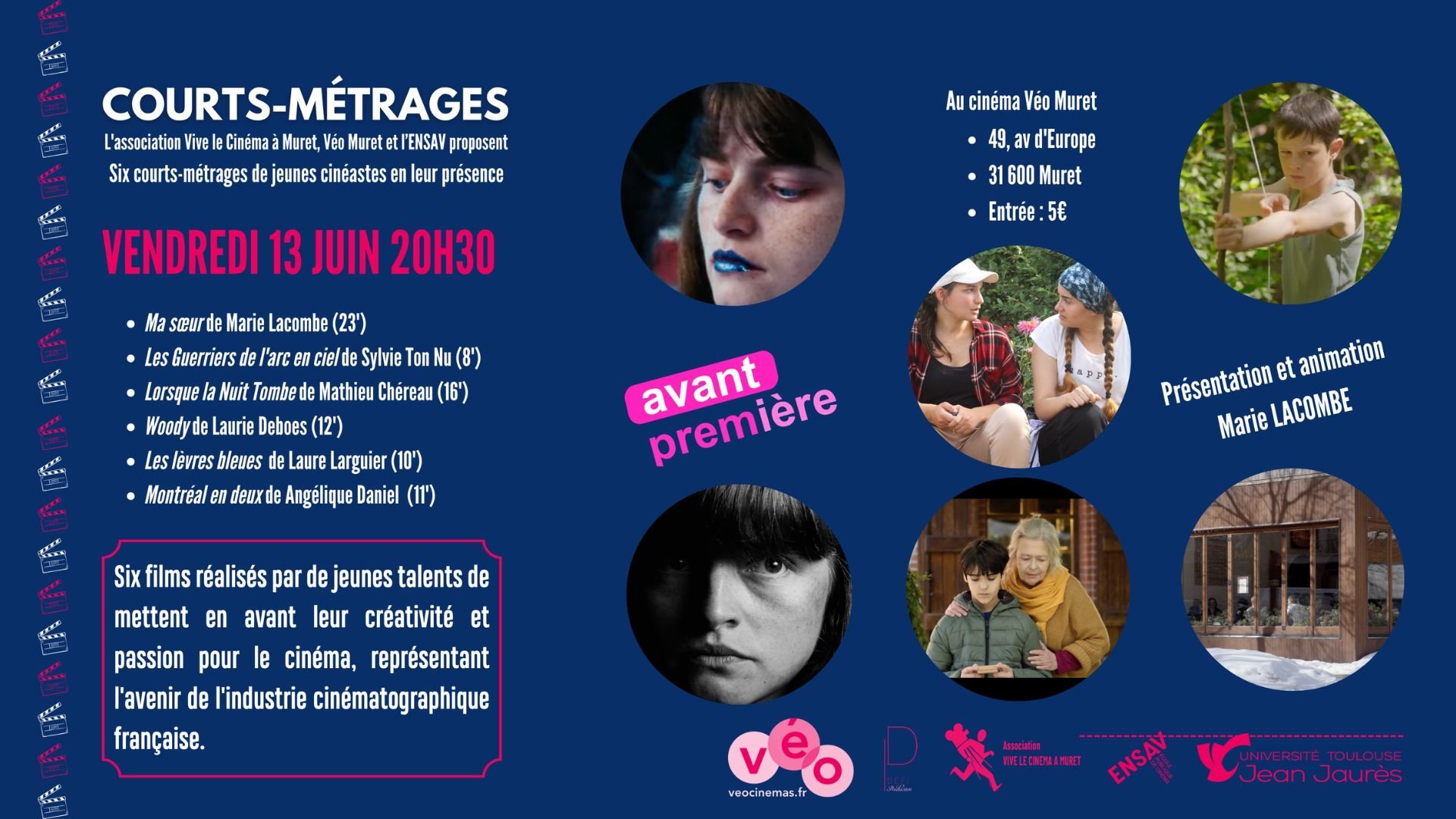 Soirée Courts-Métrages | Vendredi 13 juin à 20h30