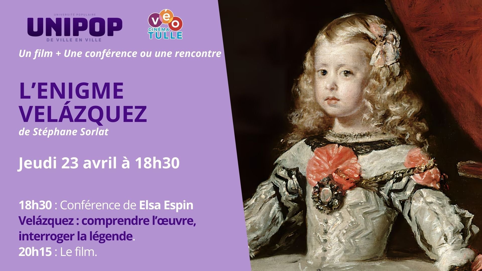 Visuel Unipop L'énigme Velázquez