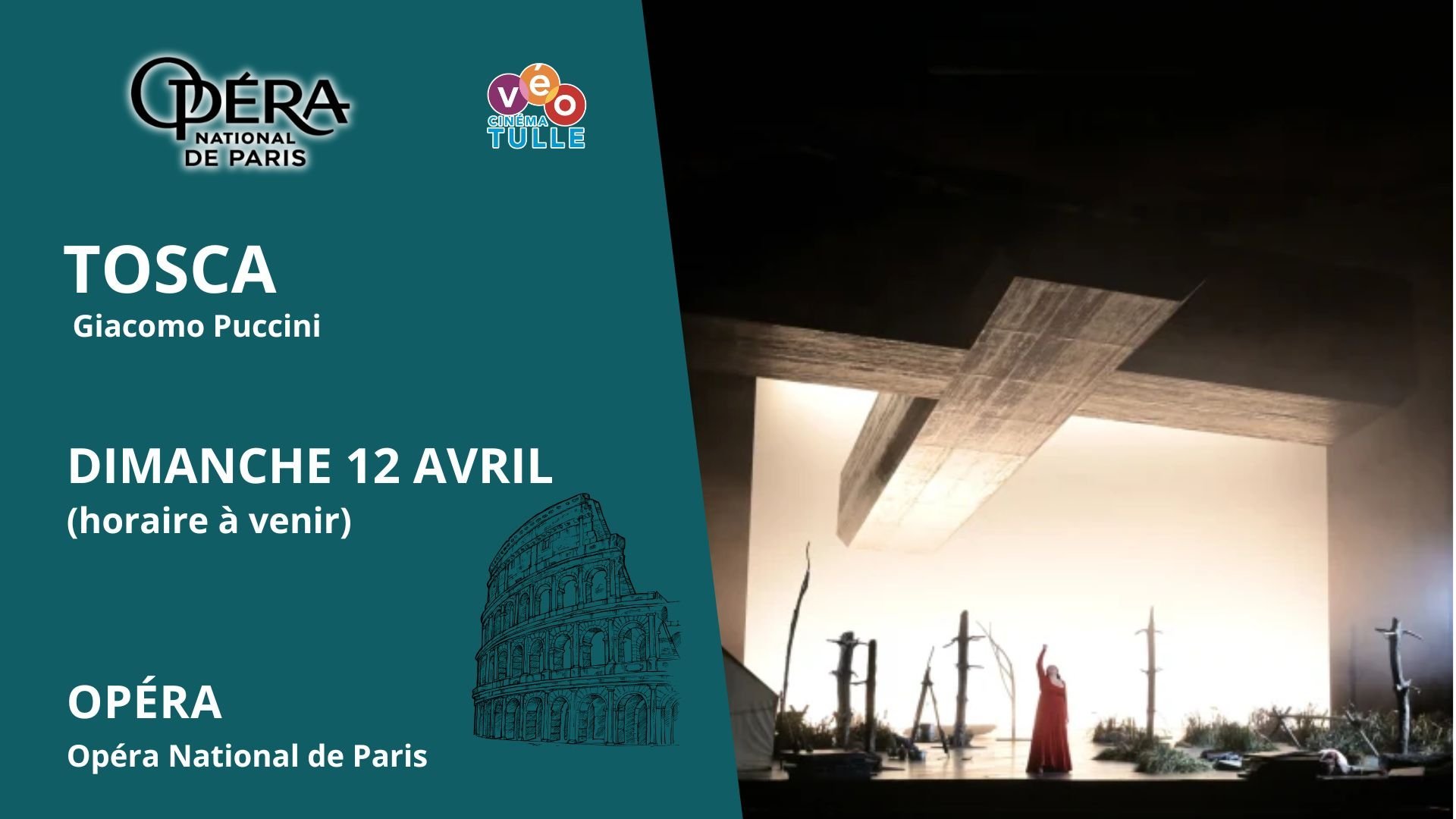 Visuel opéra Tosca