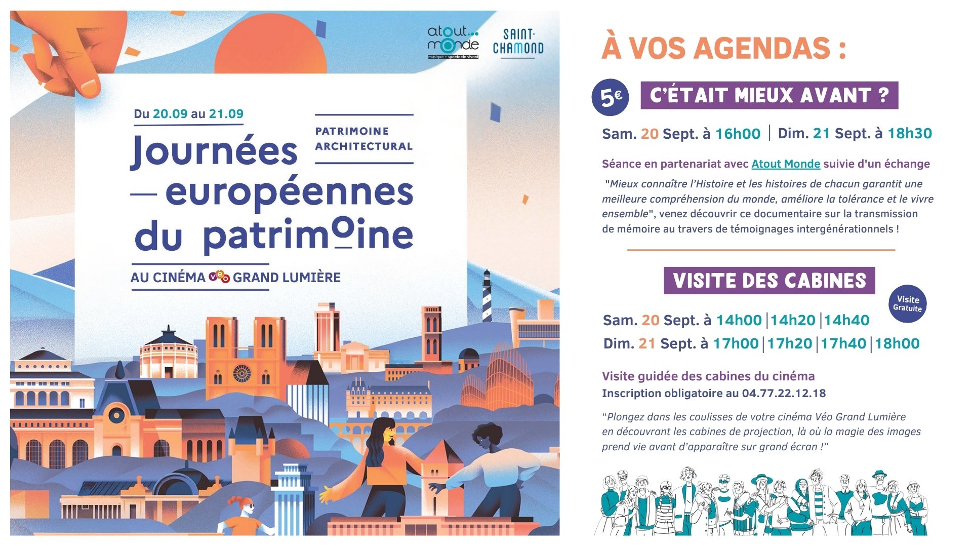 C'était mieux avant ? & Visite des cabines du cinéma