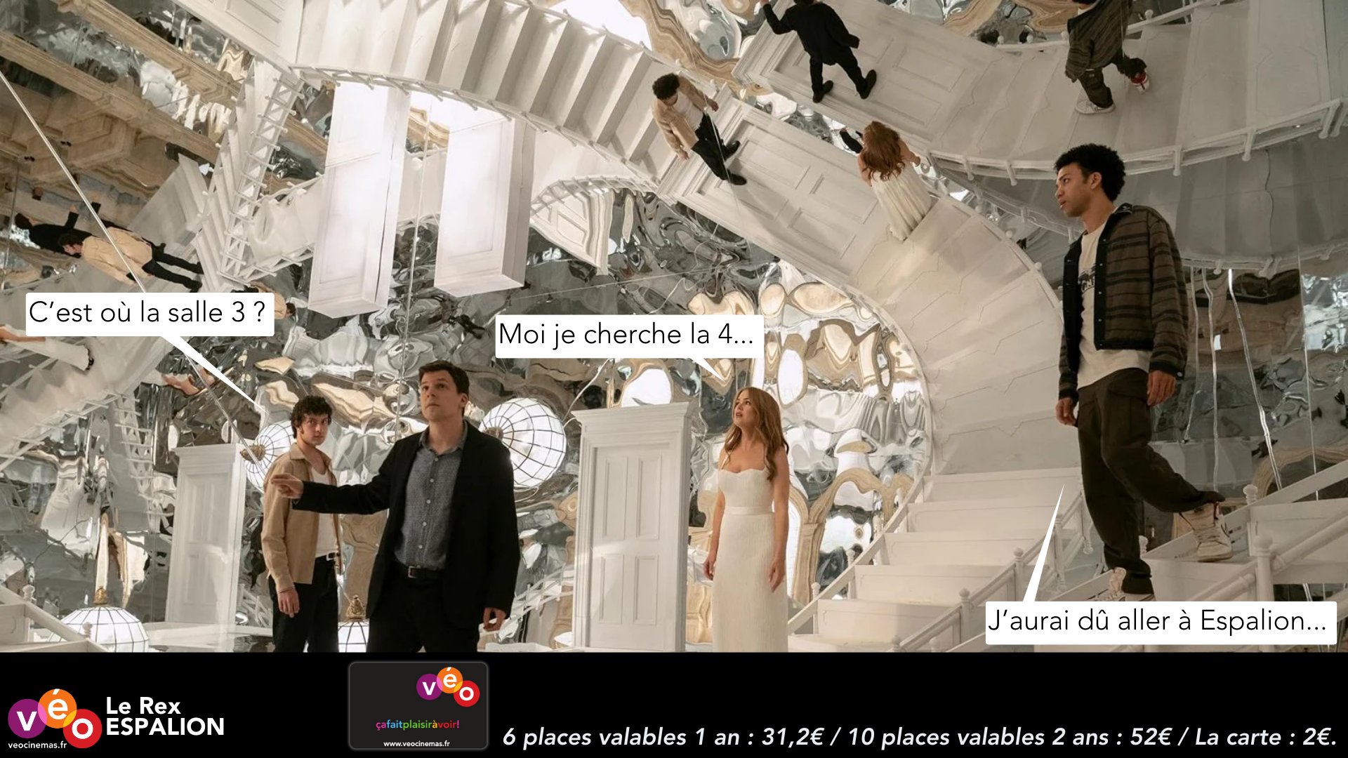 Carte abonnement Véocinémas