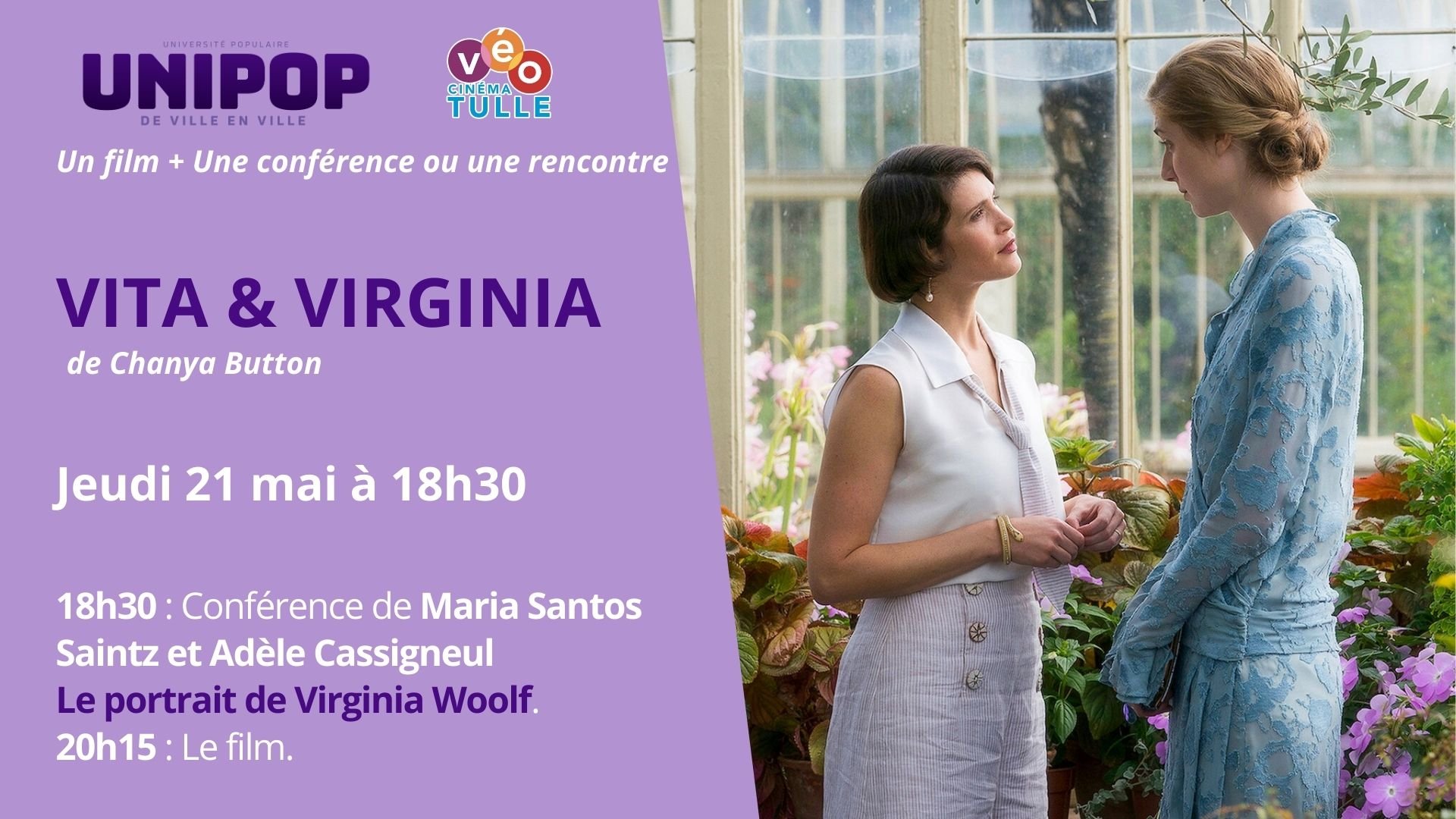 Visuel Unipop Vita et Virginia