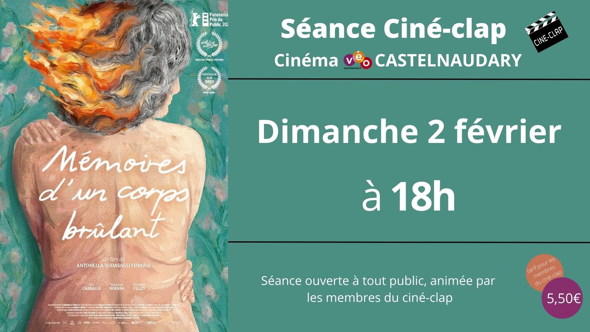 Ciné-clap : Mémoires d'un corps brûlant