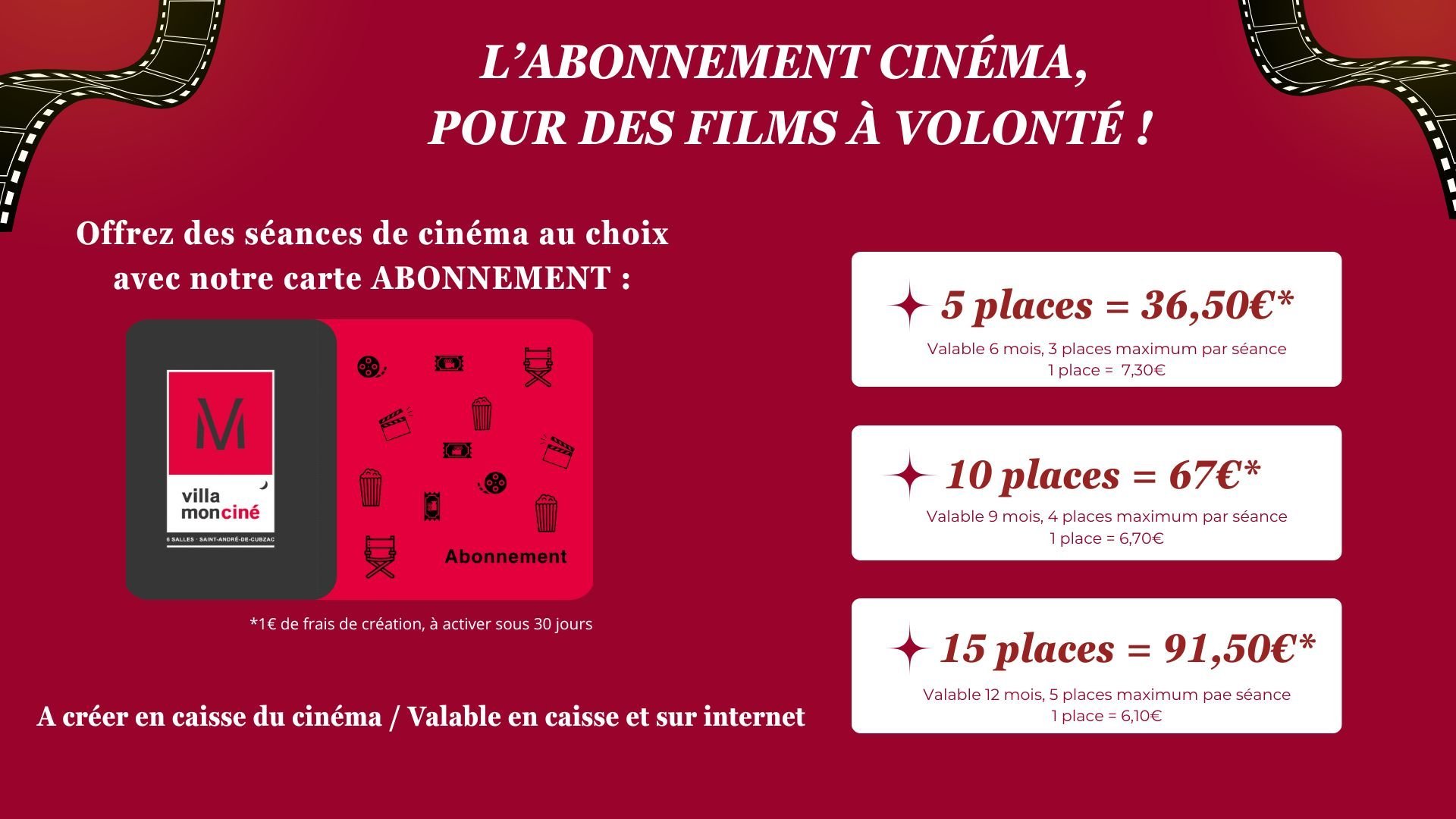 Cartes abonnement