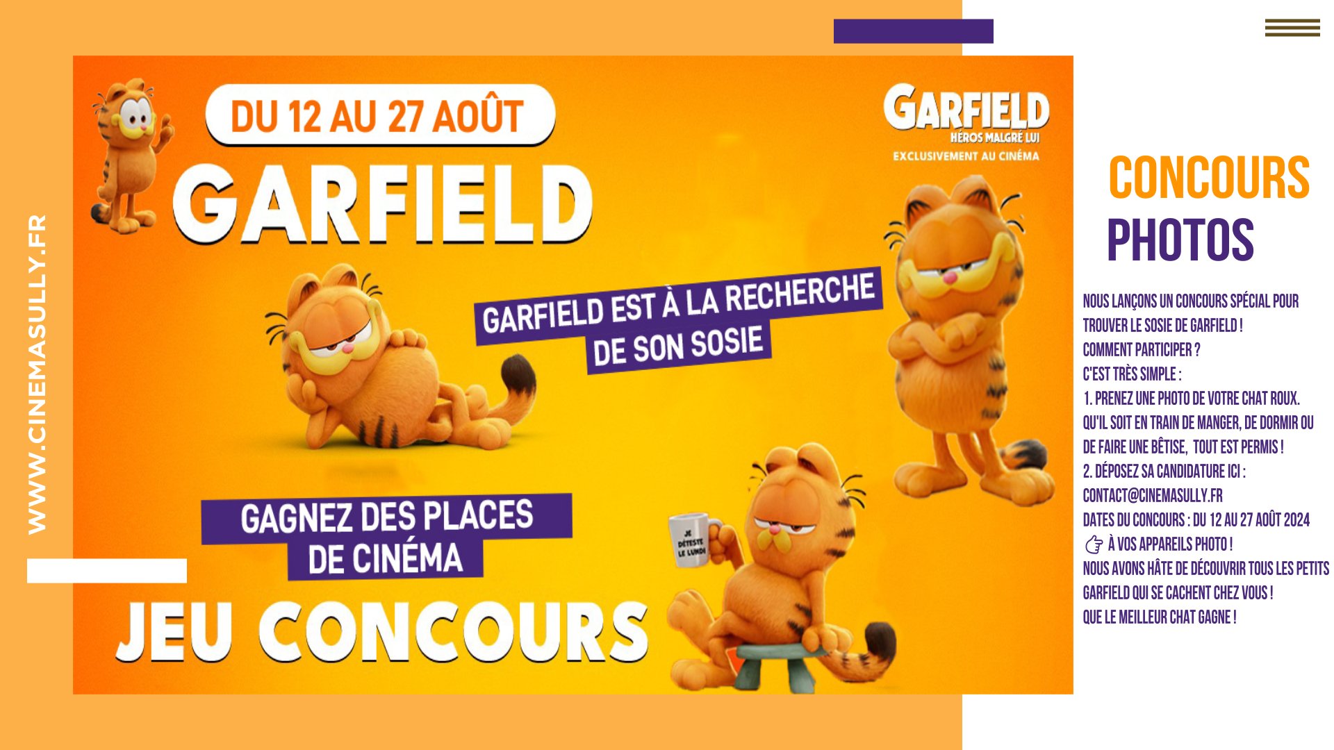 JEU-CONCOURS GARFIELD