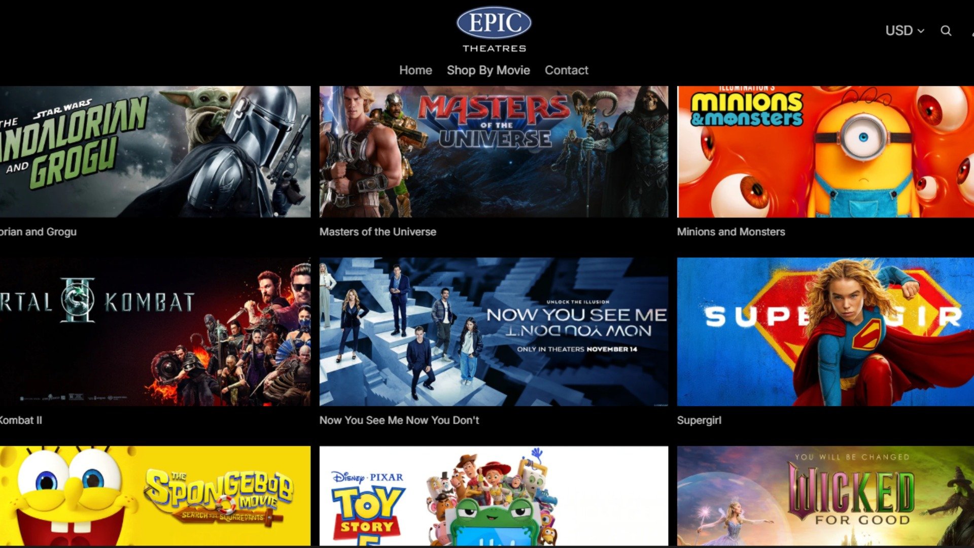 epic theatres store screenshot