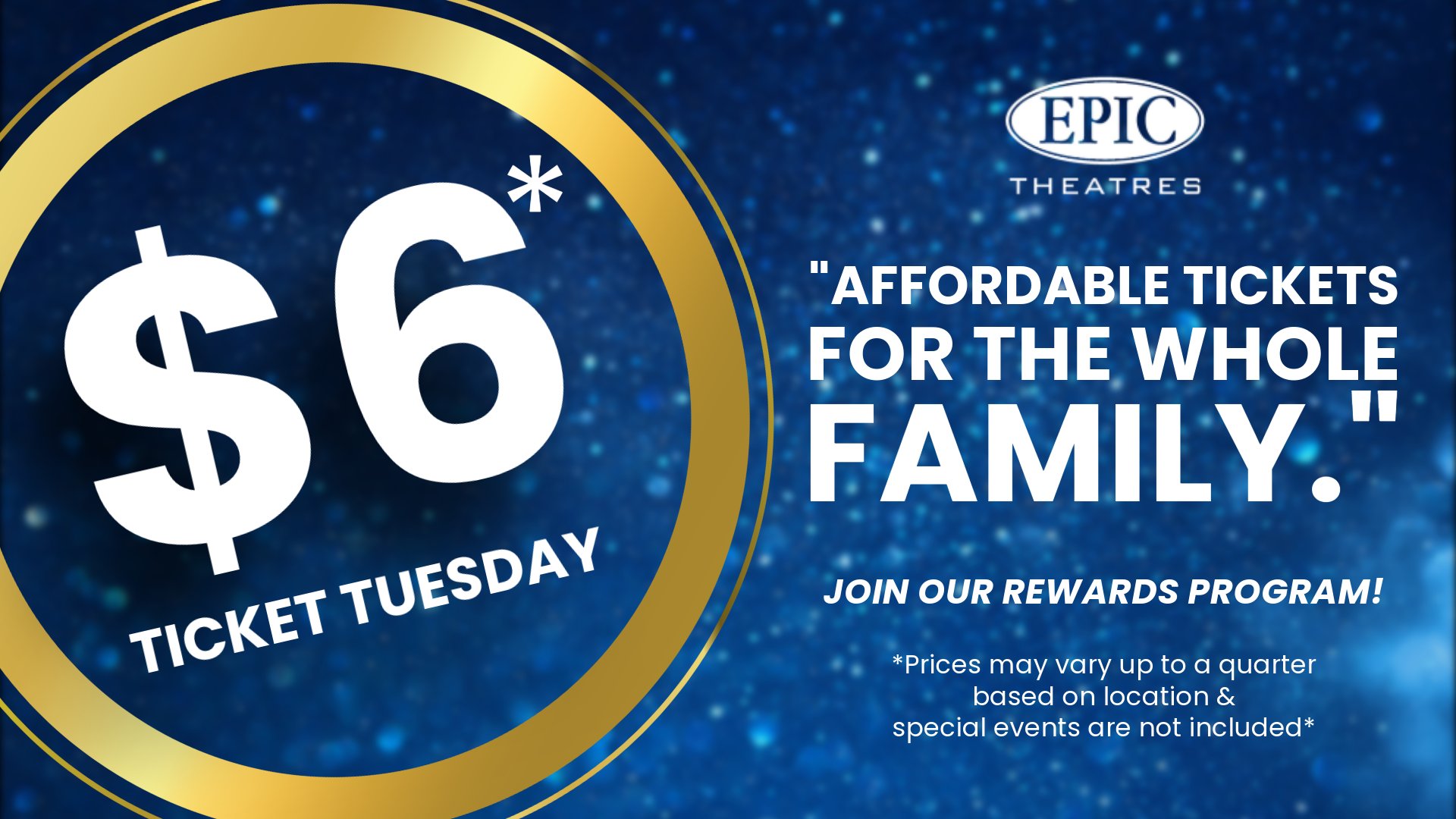 epic theatres rewards program