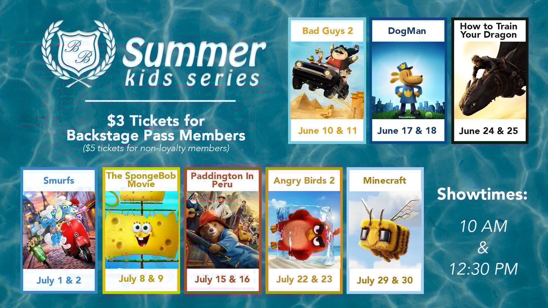 summer kids series lineup