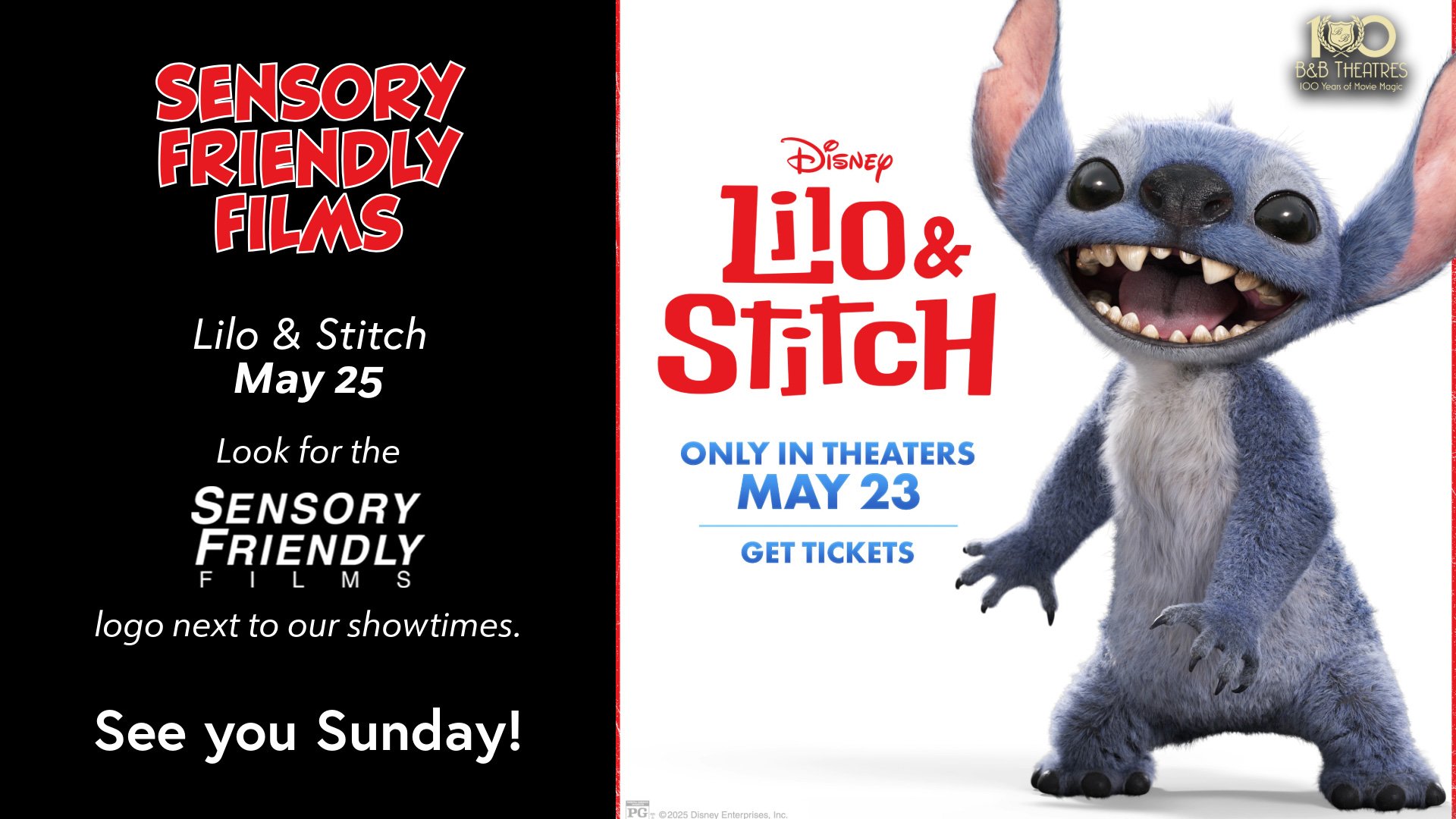 black background with lilo & stitch image. 