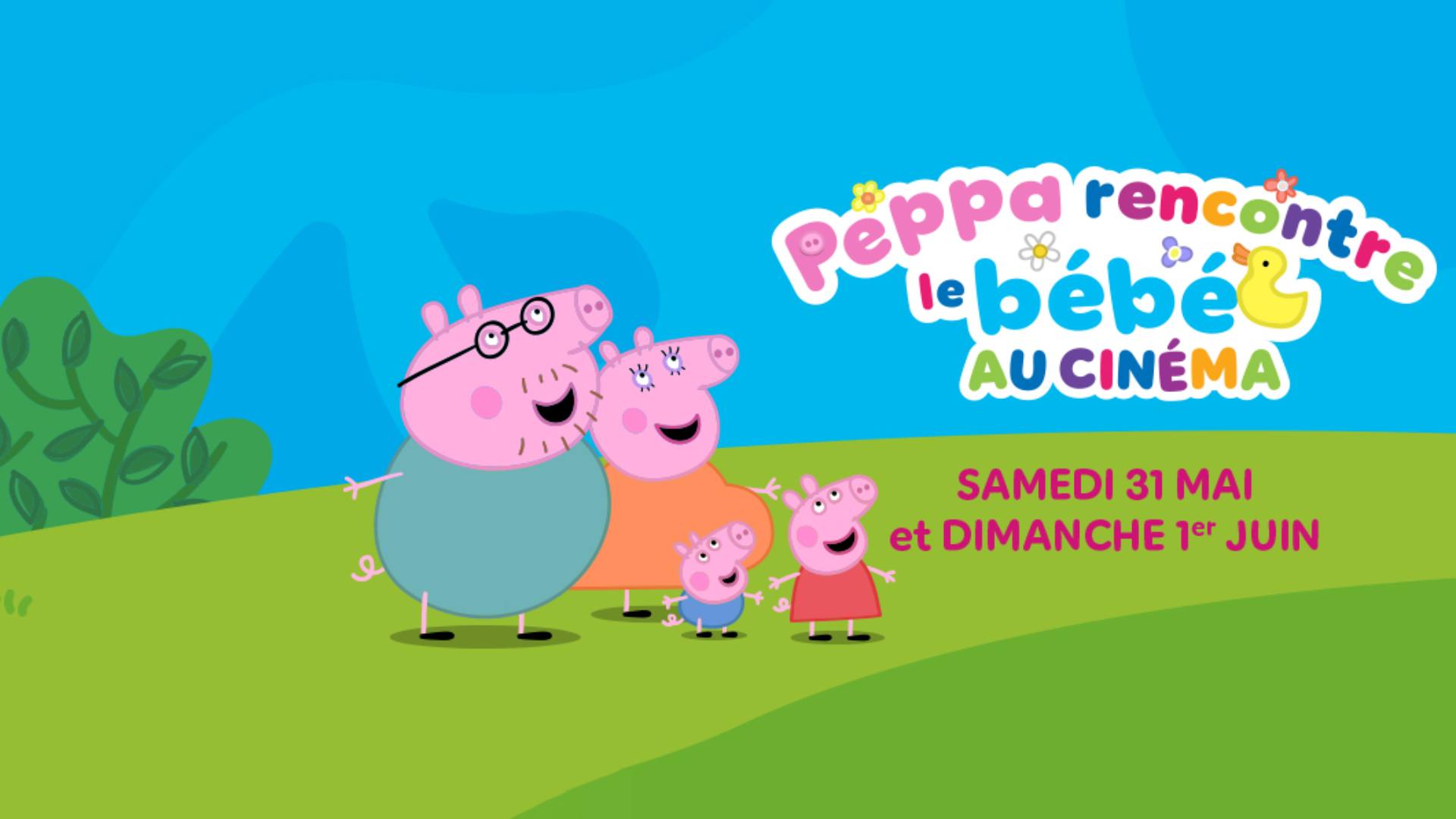 Séance spéciales Peppa rencontre le bébé, au cinéma