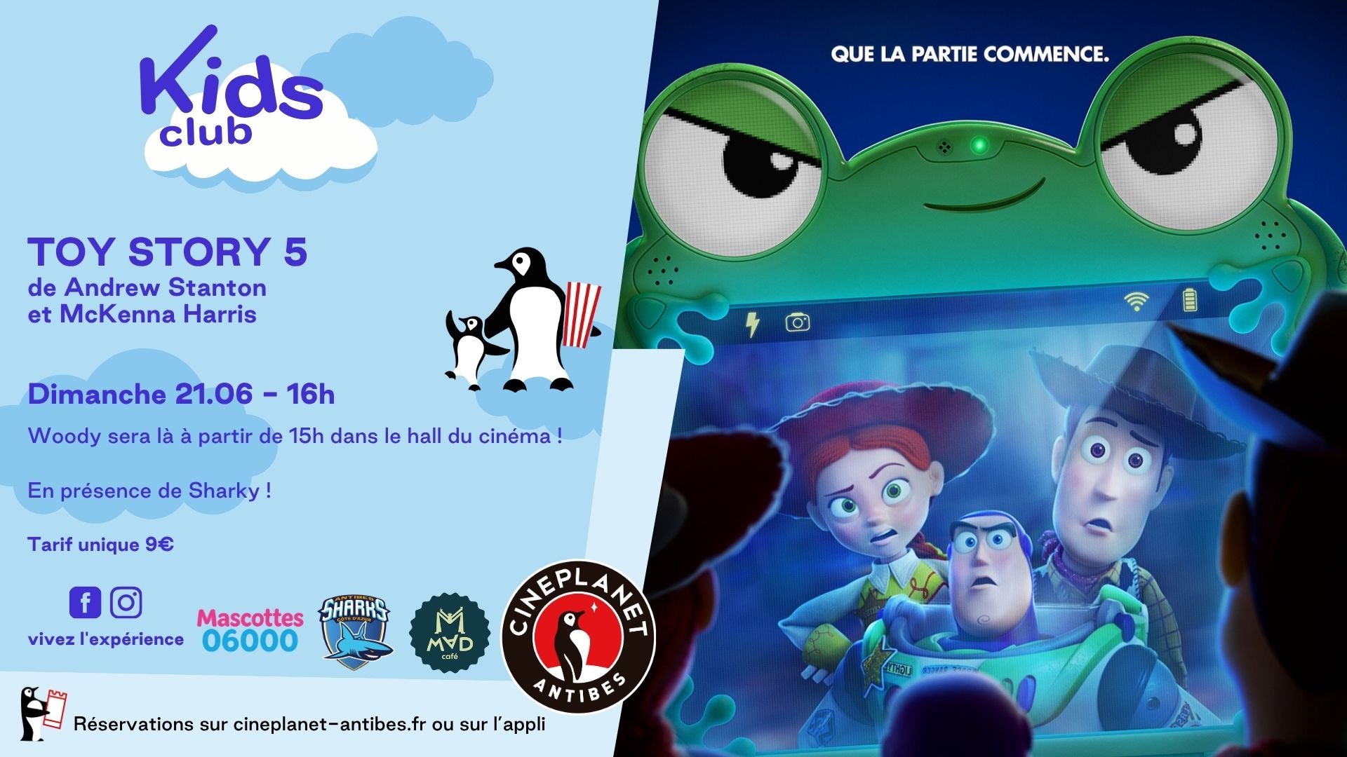 Kids club Toy Story 5