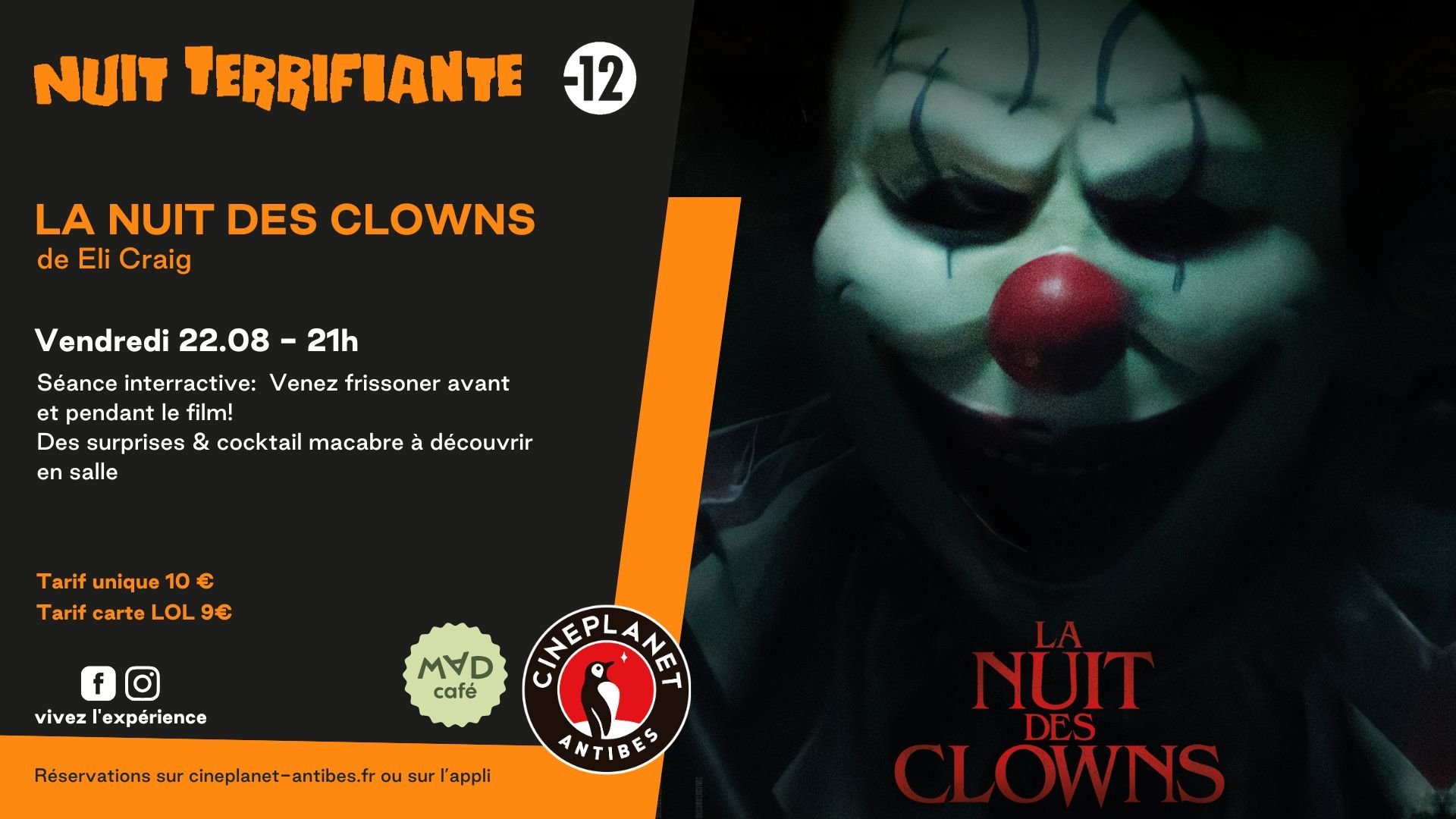 Nuit Terrifiante - La nuit des Clowns 