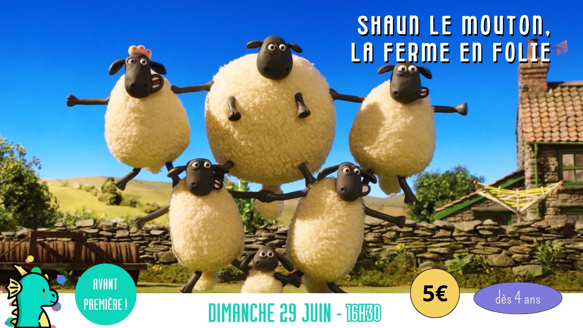 Avant-première Shaun le Mouton, la ferme en folie