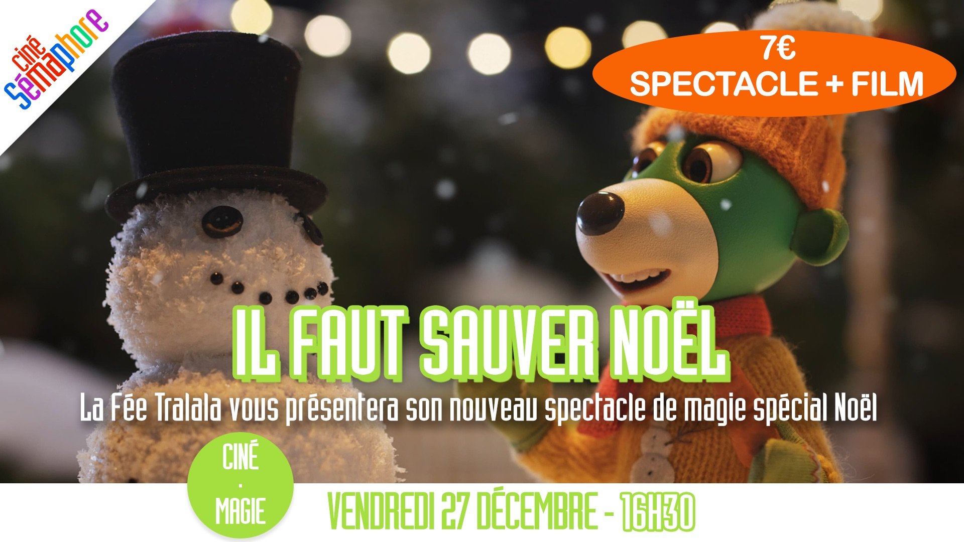 Il faut sauver Noël Ciné-Magie