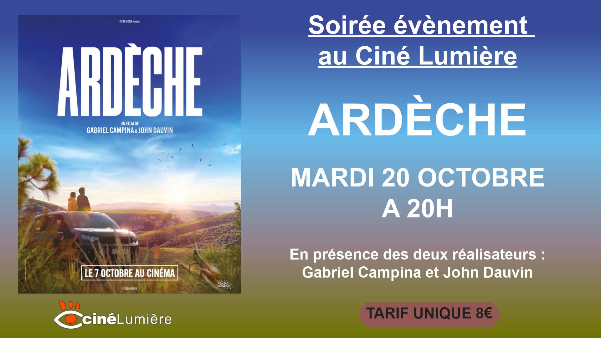 Soirée ARDECHE