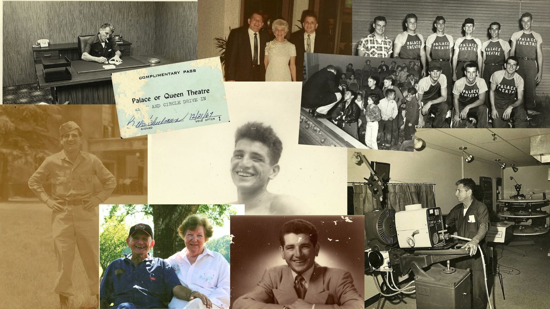Various photos of Billy Schulman throughout his life.