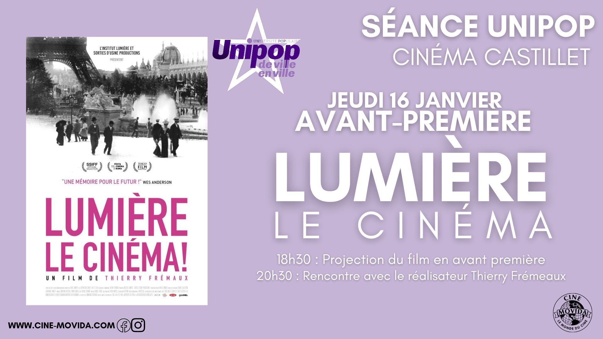 Lumière ! Le cinéma