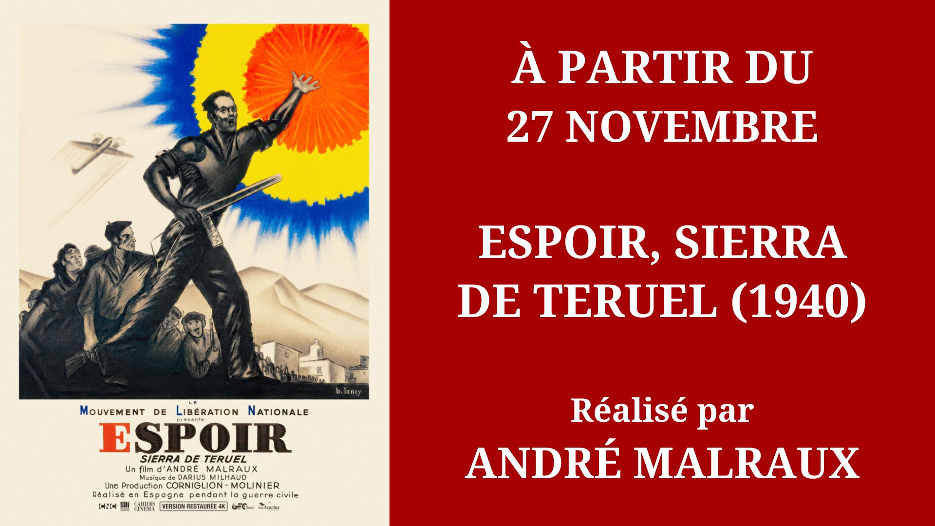 Cinéma Mac Mahon - Espoir - André Malraux