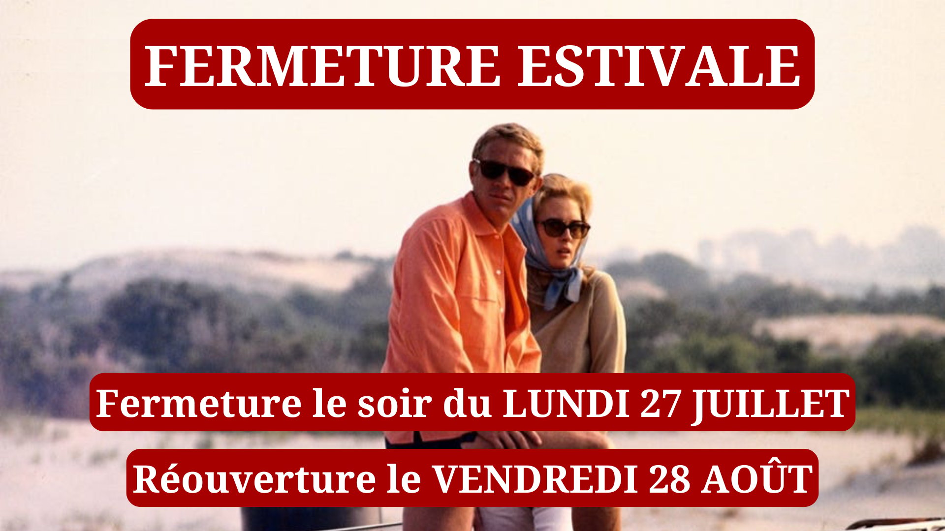 Cinéma Mac Mahon - Fermeture estivale 2026