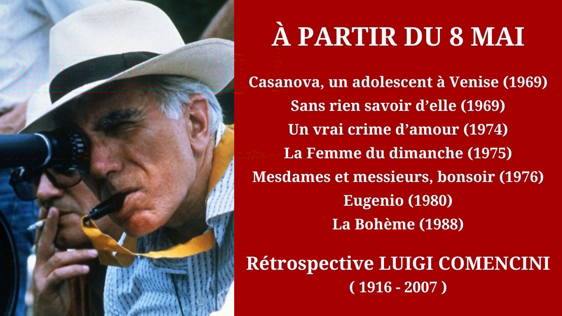 Cinéma Mac Mahon - Rétrospective Luigi Comencini 2