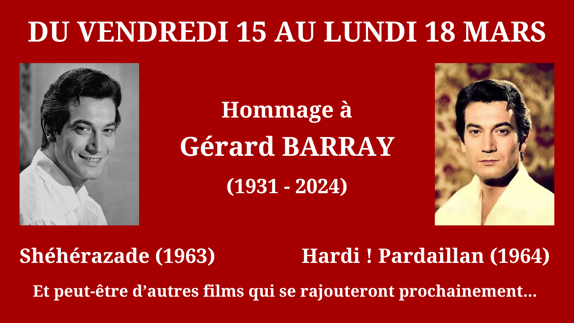 Hommage Gérard Barray