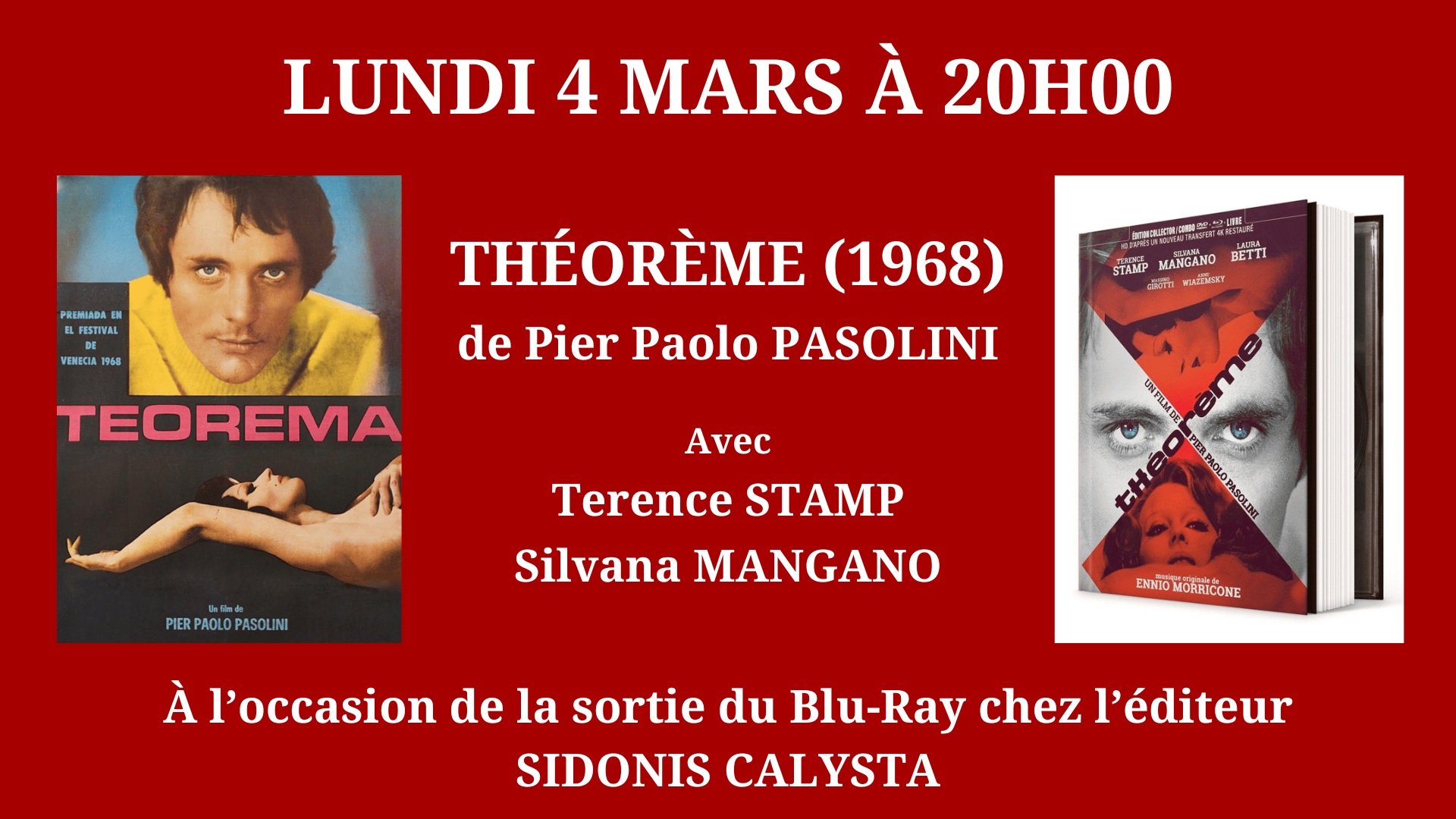 Séance Théorème Sidonis Calysta