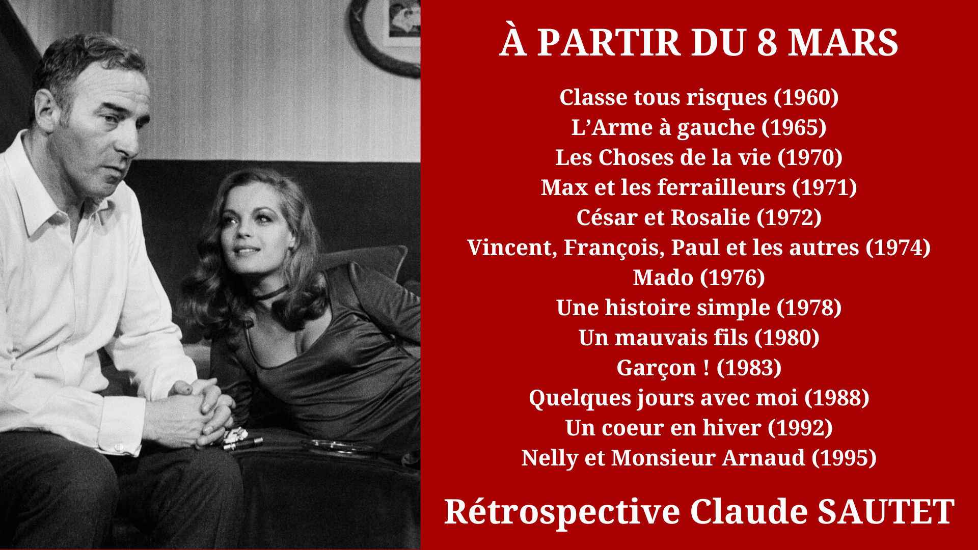 Rétrospective Claude Sautet