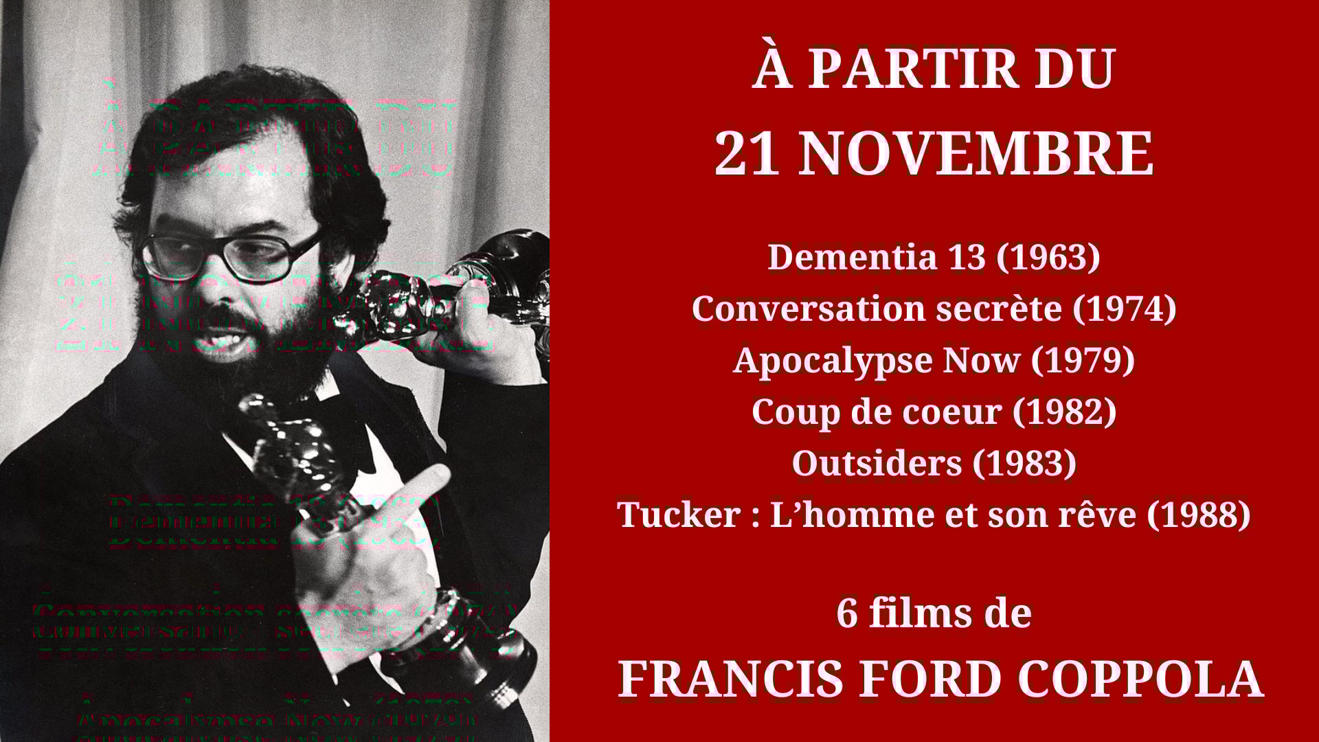 Cinéma Mac Mahon - Rétrospective Francis Ford Coppola