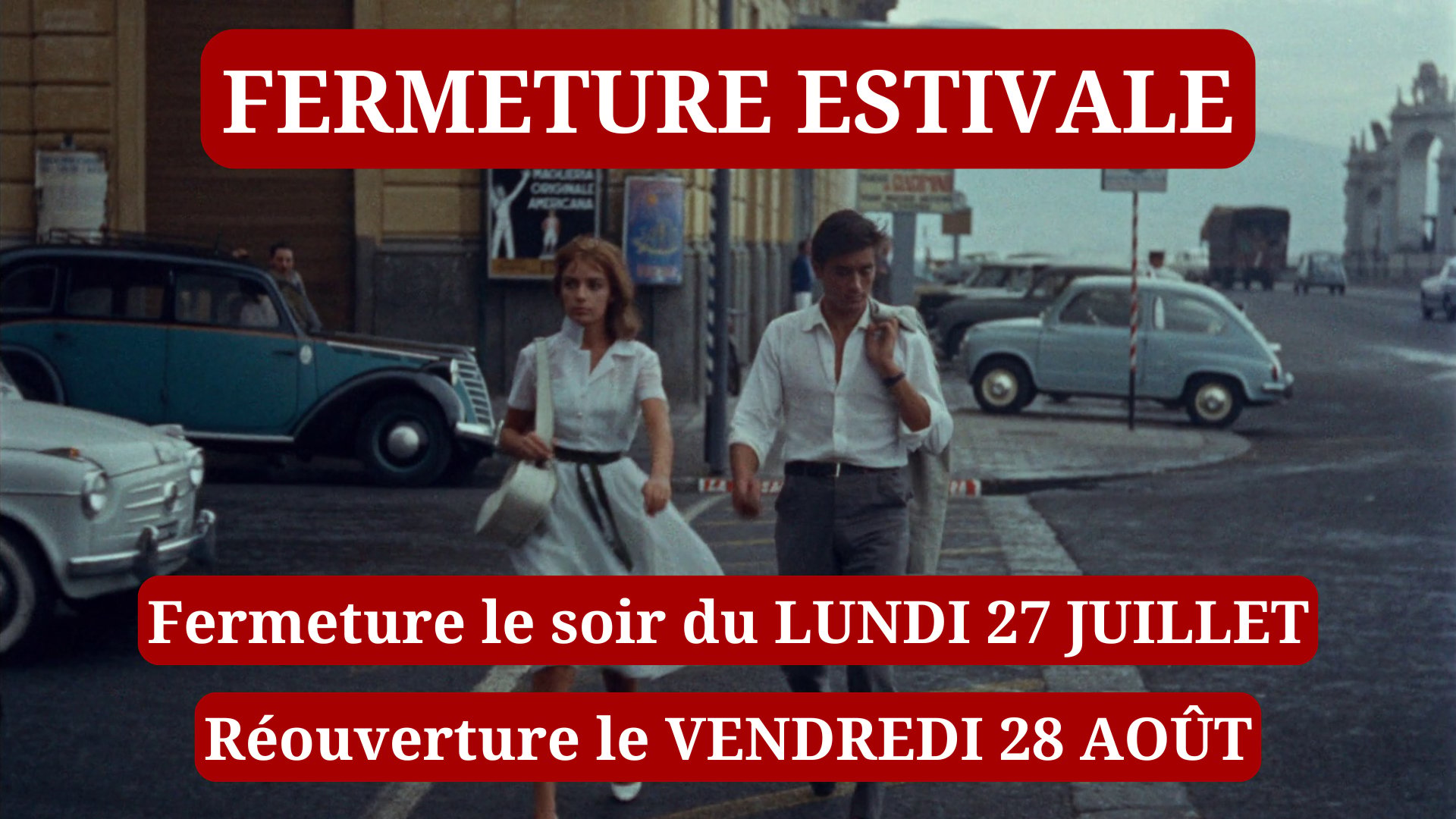 Cinéma Mac Mahon - Fermeture estivale 2026
