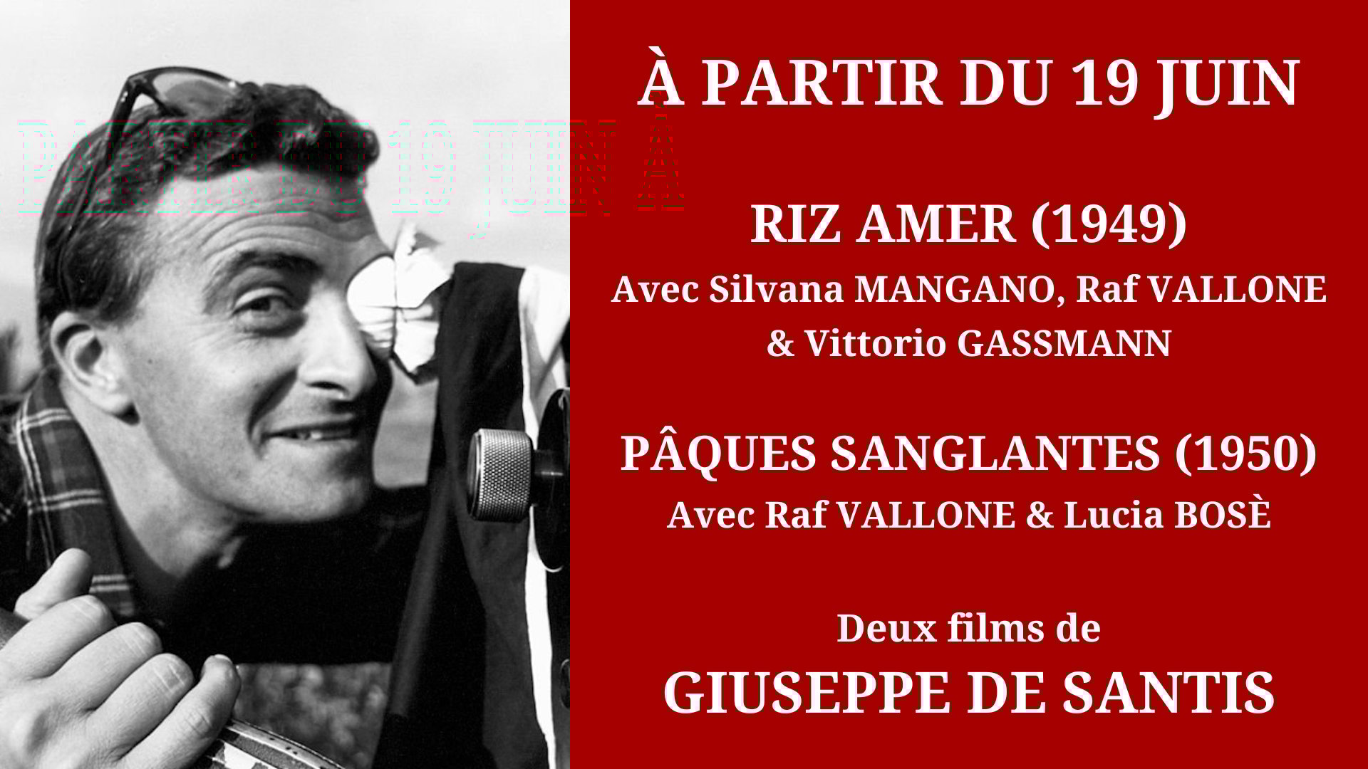 Cinéma Mac Mahon - Giuseppe De Santis