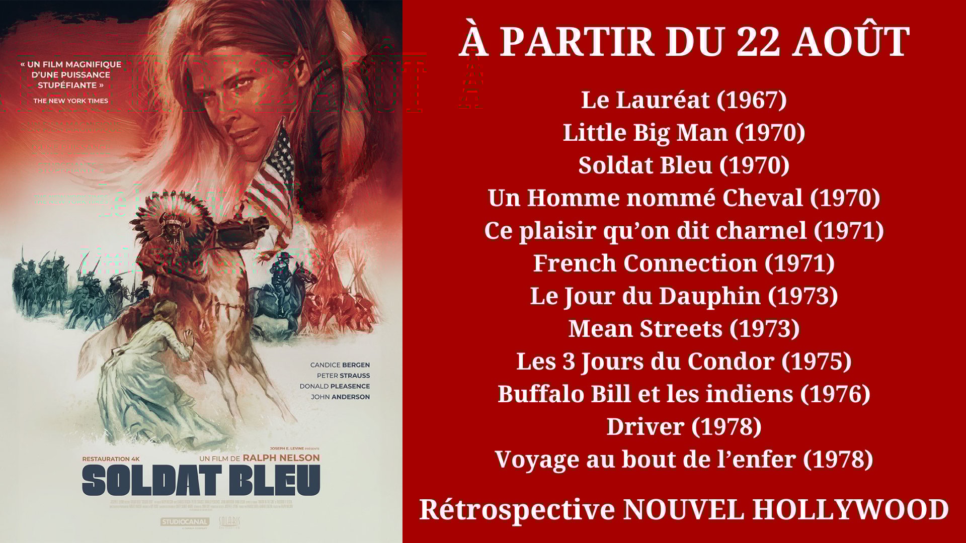Cinéma Mac Mahon - Rétrospective Nouvel Hollywood