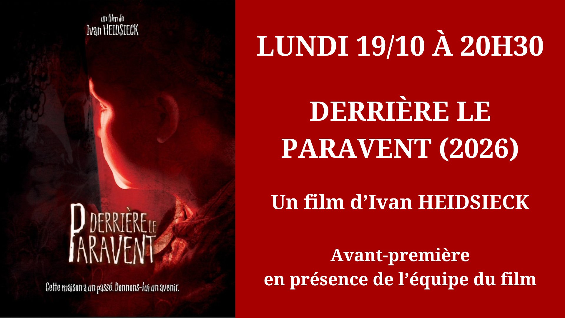 Cinéma Mac Mahon - Derrière le paravent