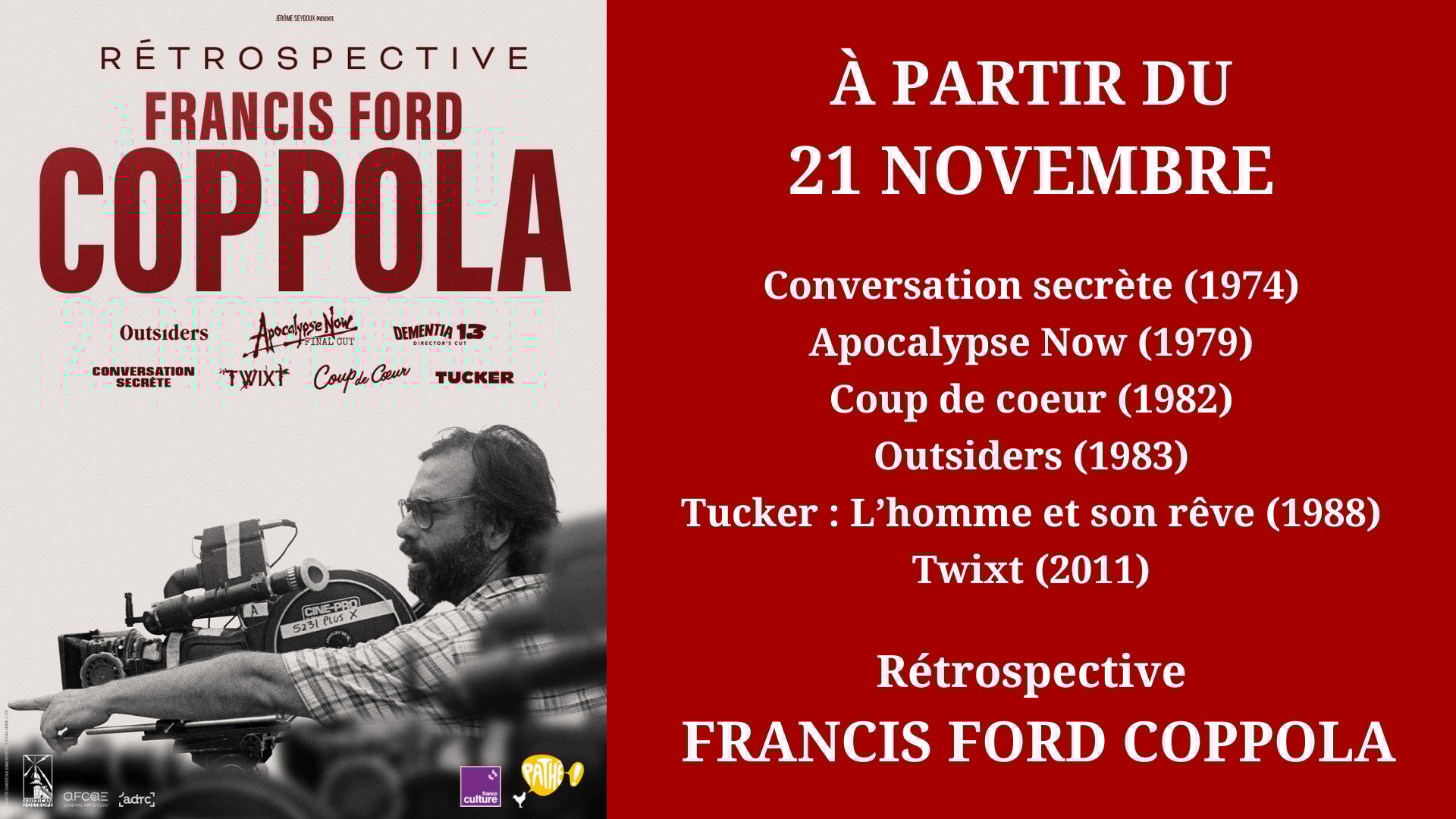 Cinéma Mac Mahon - Rétrospective Francis Ford Coppola