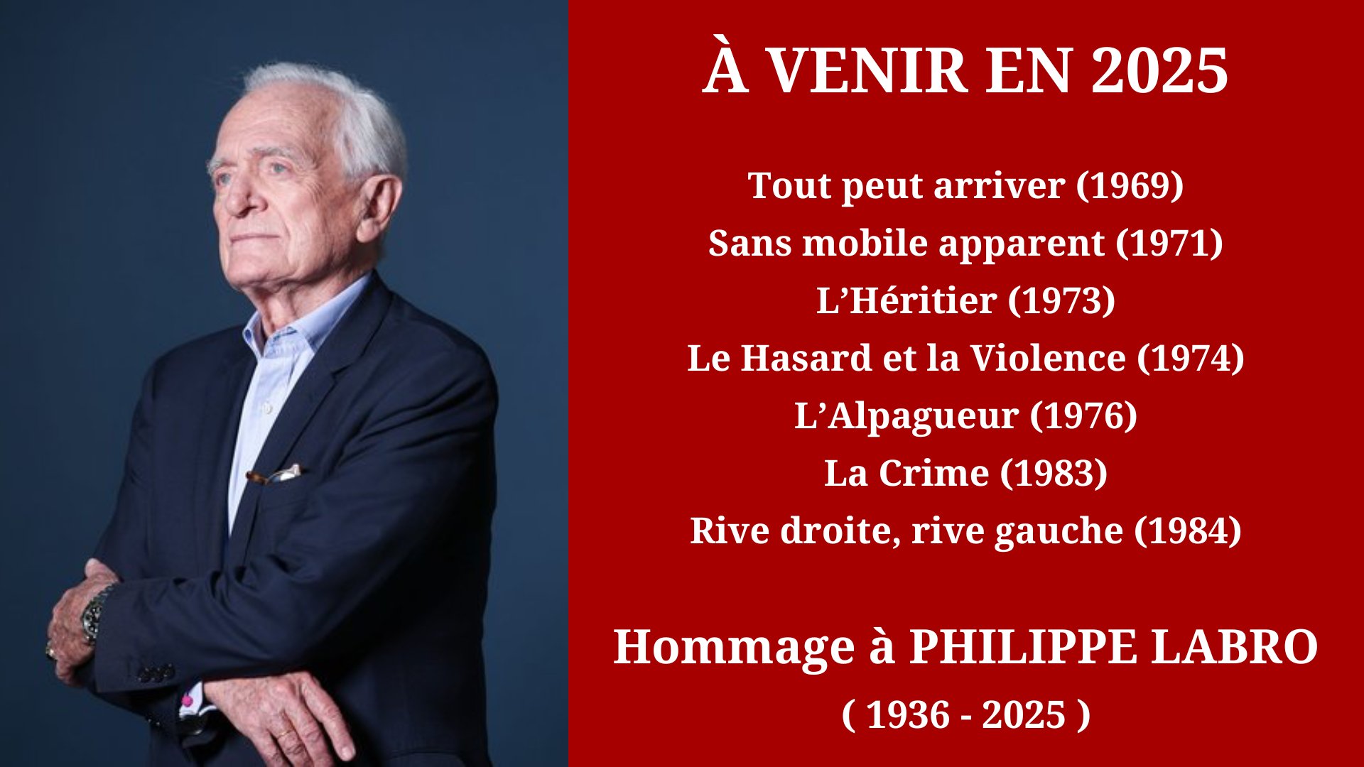 Cinéma Mac Mahon - Hommage à Philippe LABRO 2