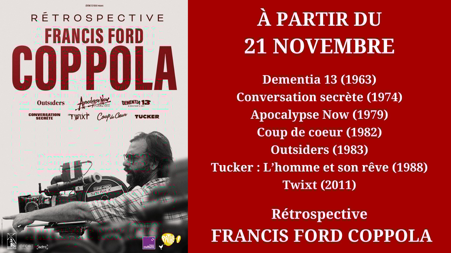 Cinéma Mac Mahon - Rétrospective Francis Ford Coppola
