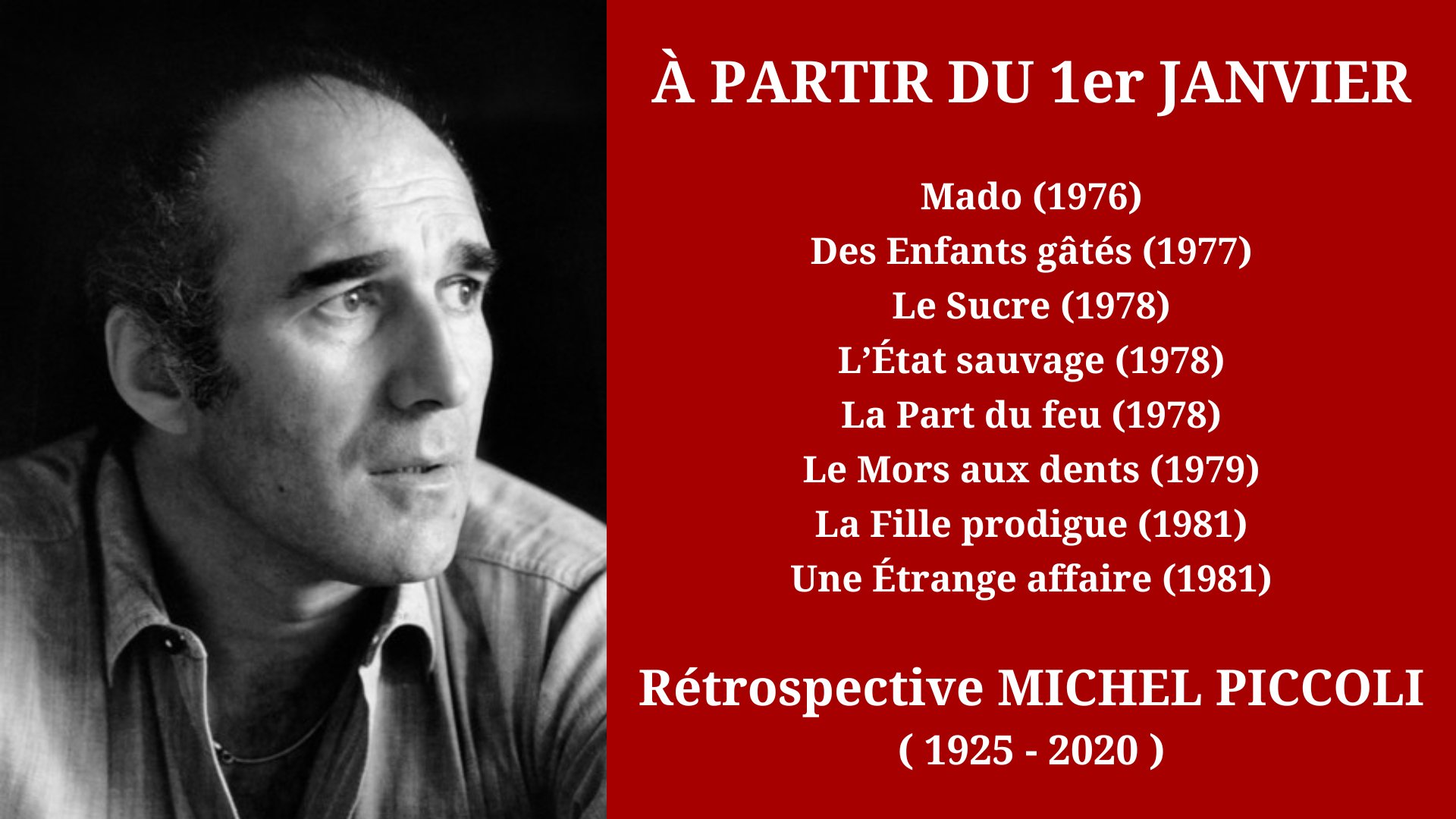 Cinéma Mac Mahon - Rétrospective Michel Piccoli 3