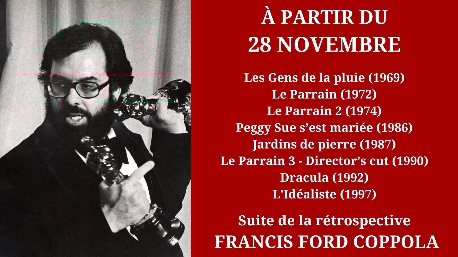 Cinéma Mac Mahon - Rétrospective Francis Ford Coppola 2